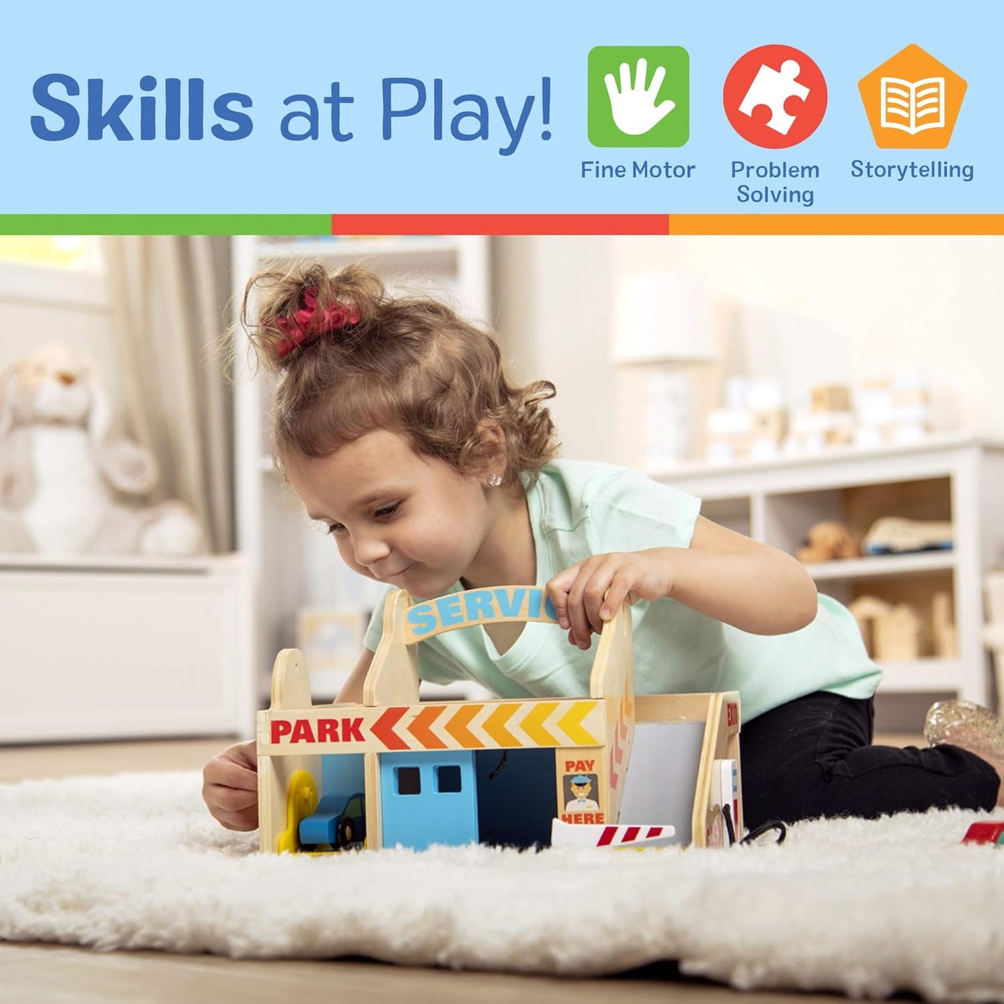 Parkgaragen-Set mit realistischen Funktionen, Children's Toy