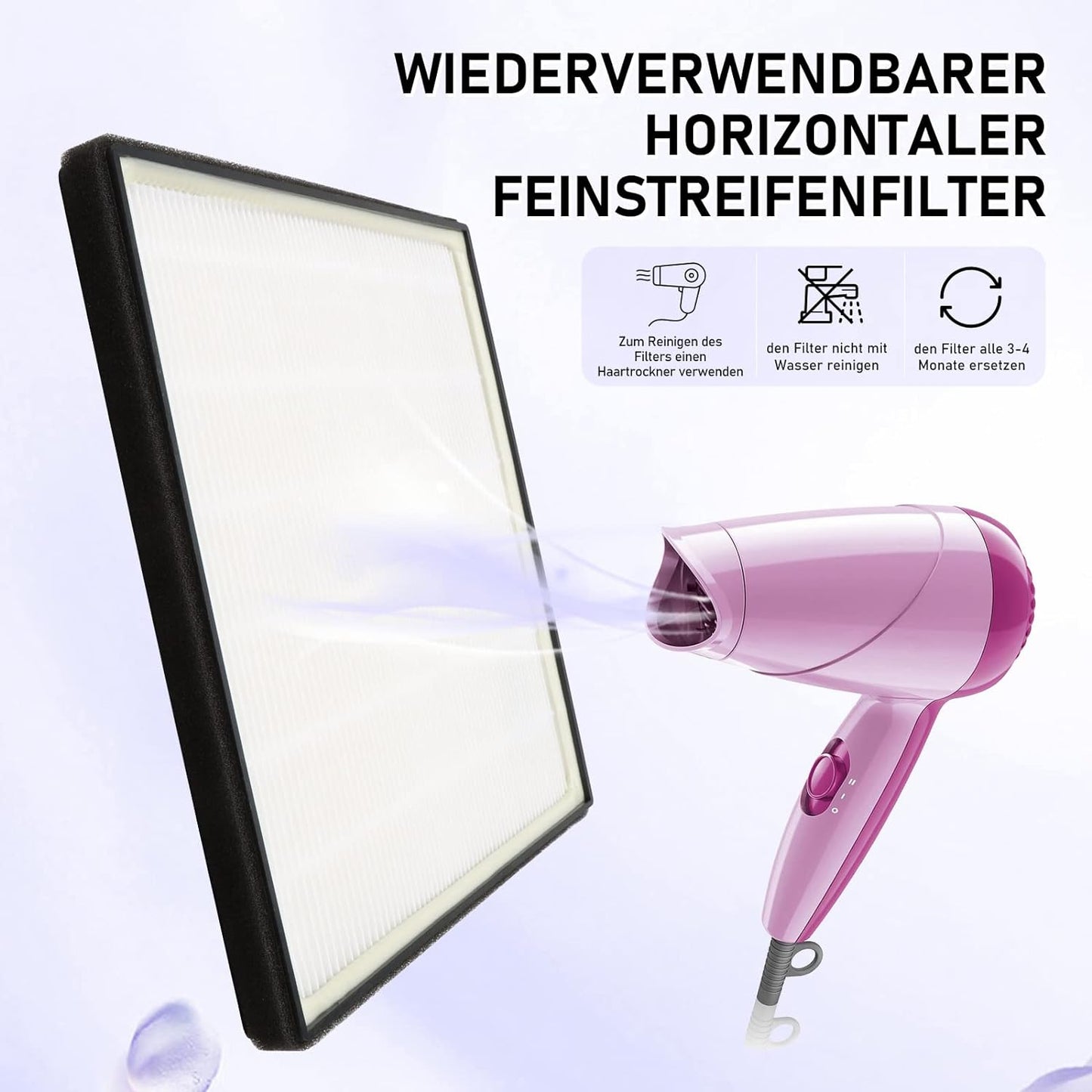 Nagelstaubsauger, Weiss
