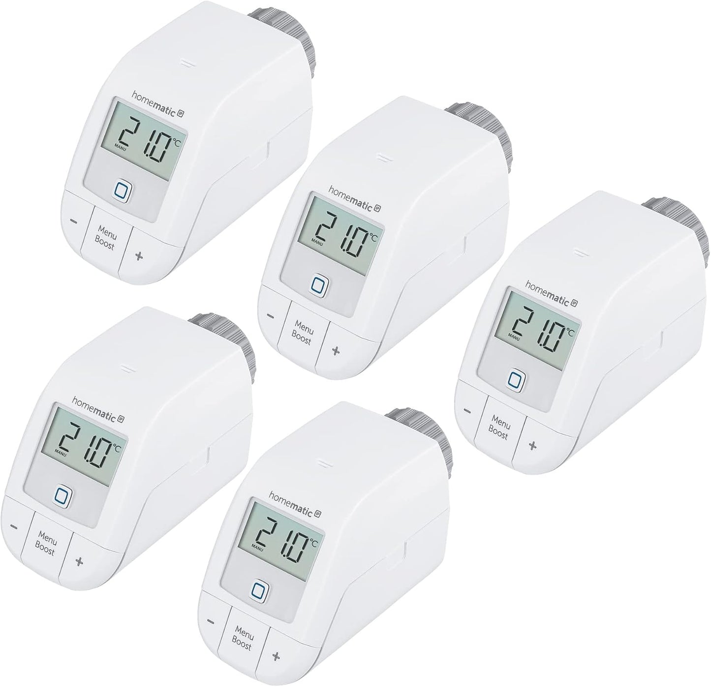 5er-Set Smart Home Heizkörperthermostat, 5er-Set