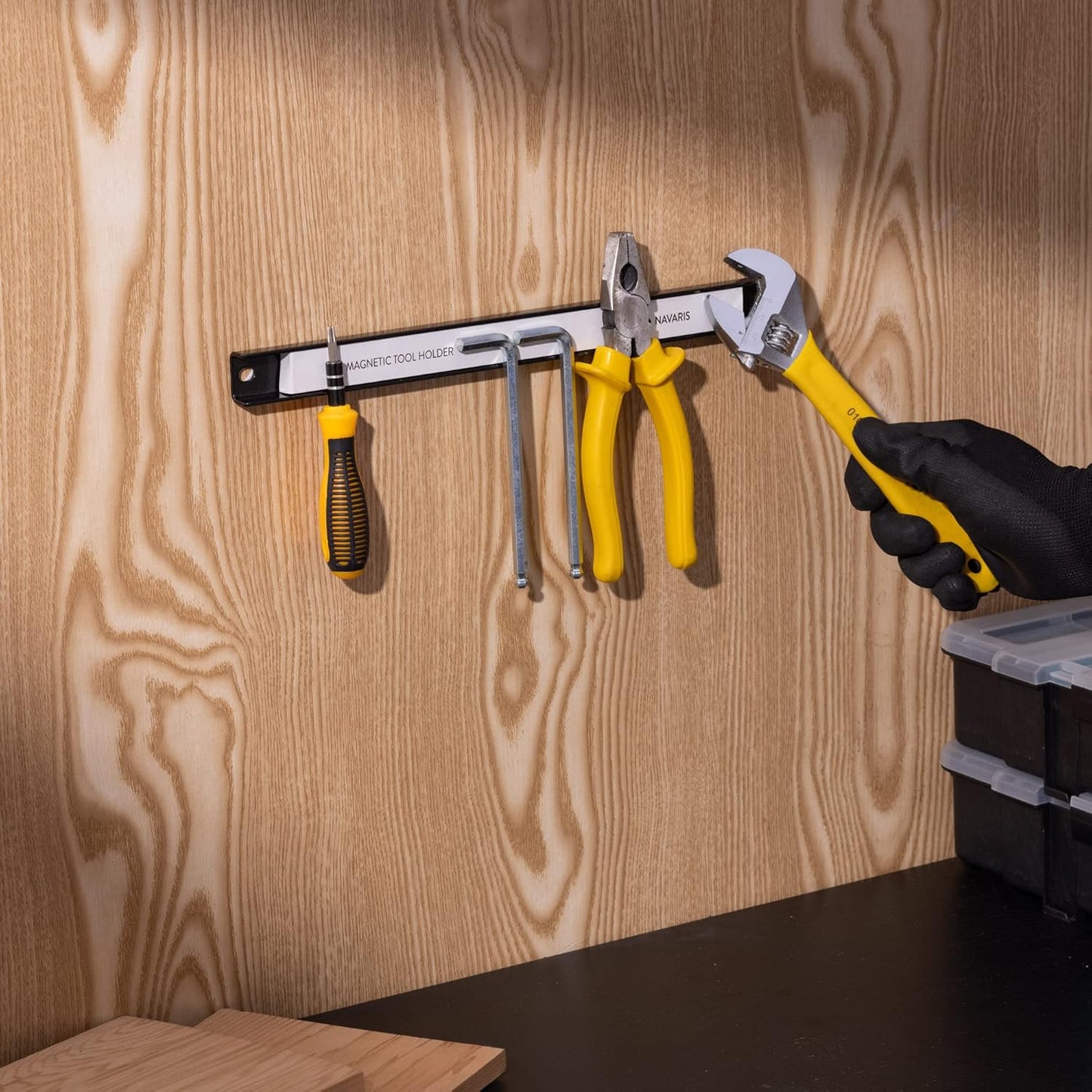 Magnetische Werkzeugleiste Set, 30 x 2,3 cm 4