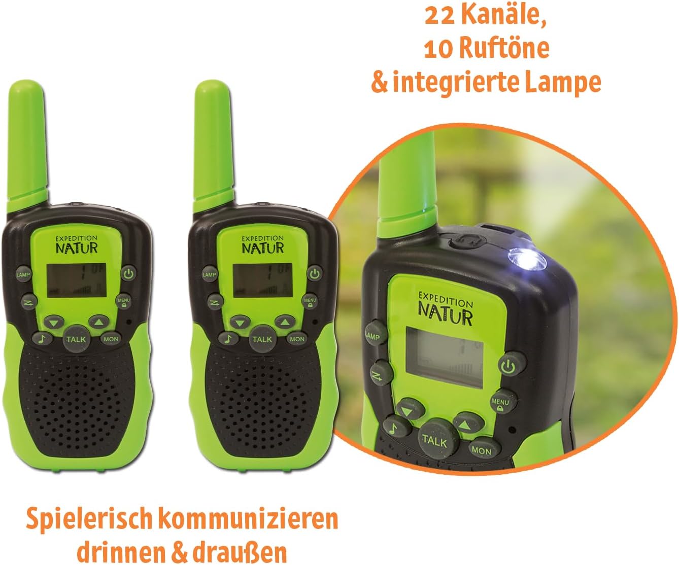 Expedition Natur Walkie-Talkie Set für Kinder
