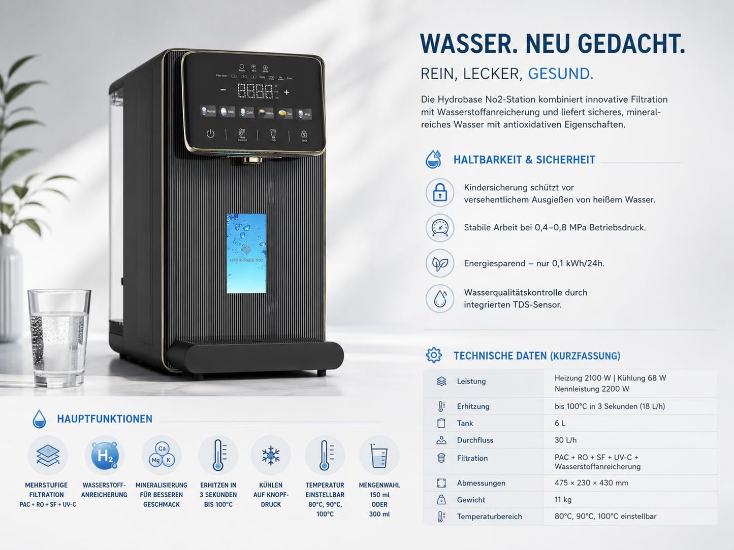 Hydrobase No2 Osmoseanlage mit UV-C