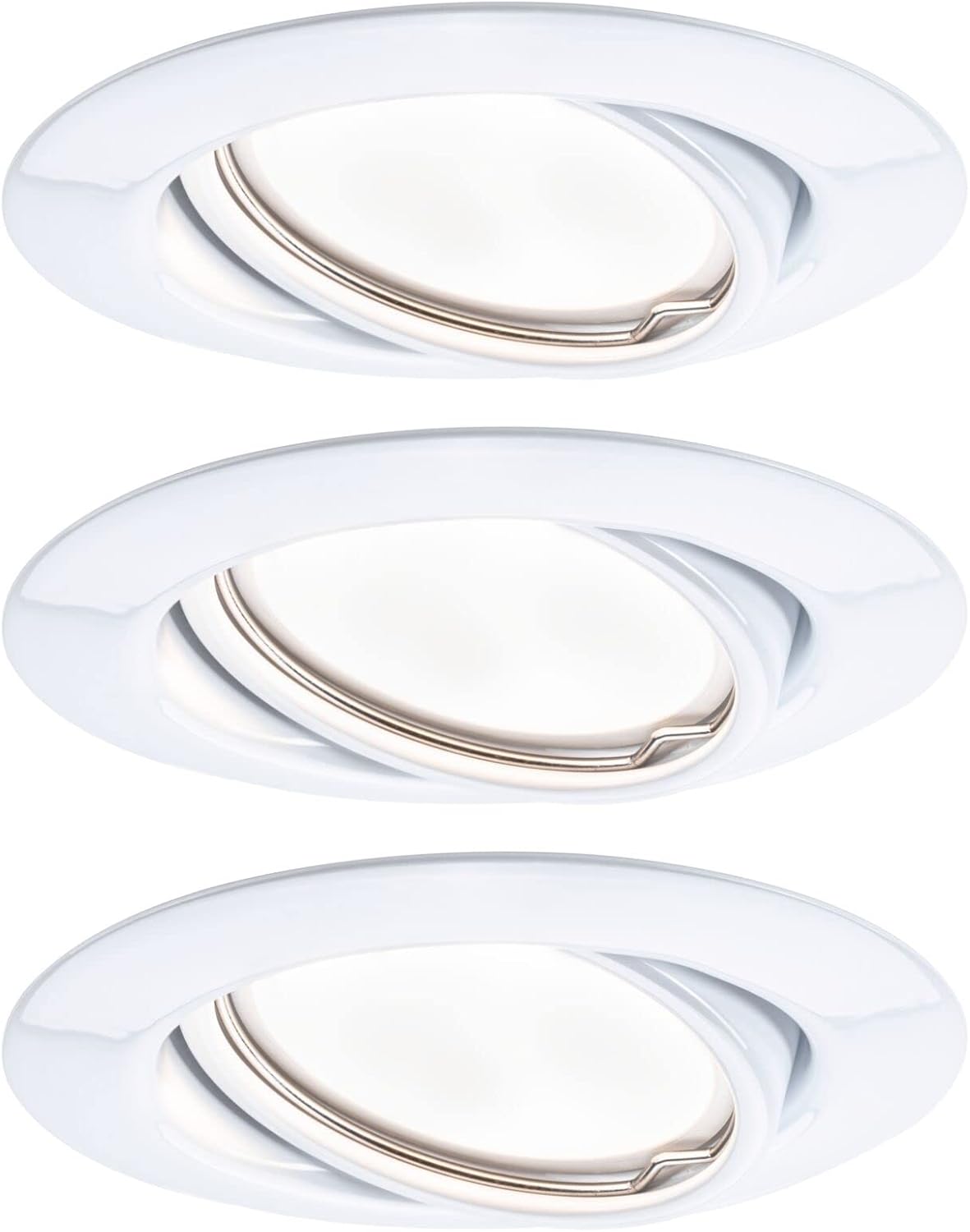 Einbauleuchte LED Base Set (3 Stück, nicht dimmbar), LED Coin, Nicht dimmbar, Weiss Matt