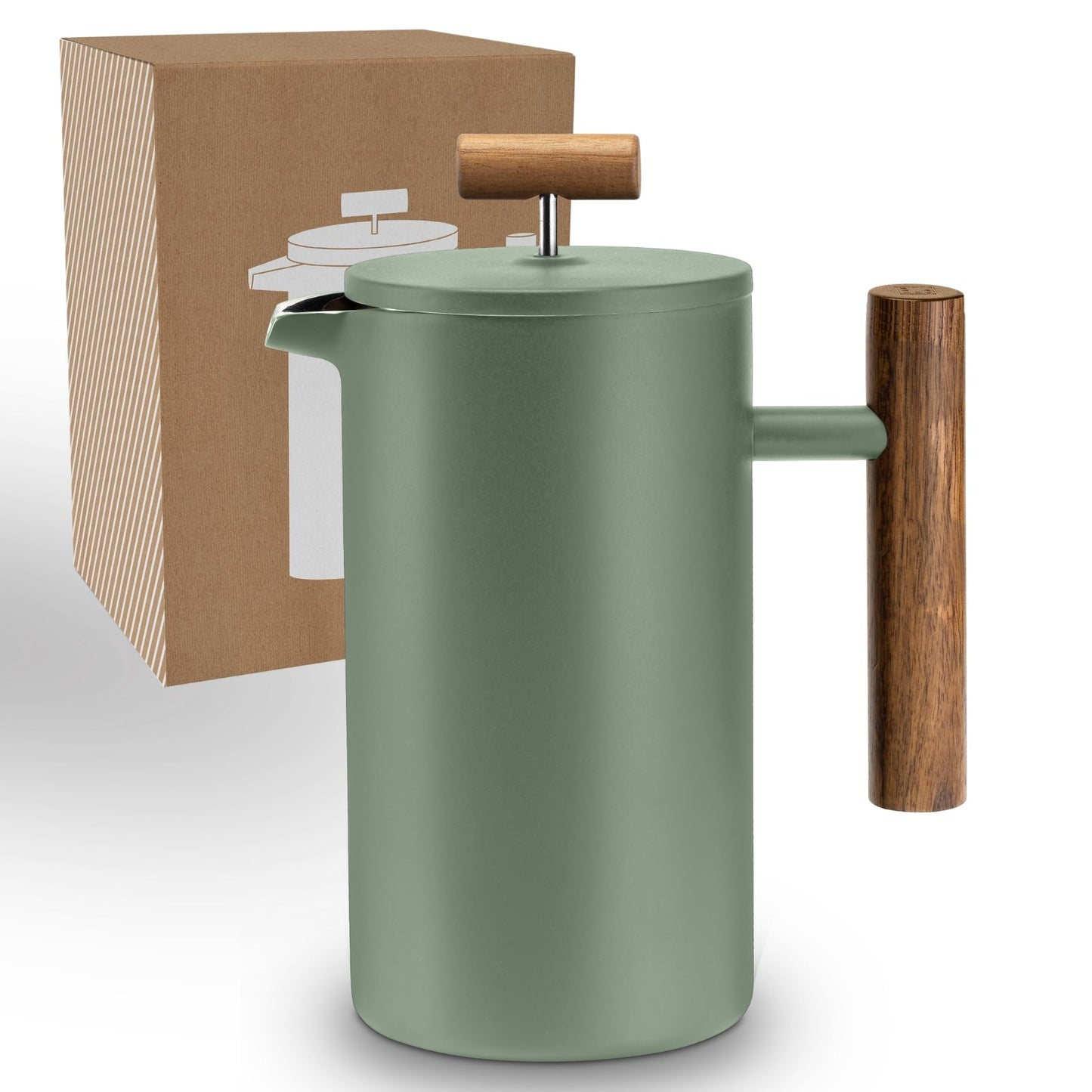 Thermo French Press, Moss Green 0,35l (2 Tassen)