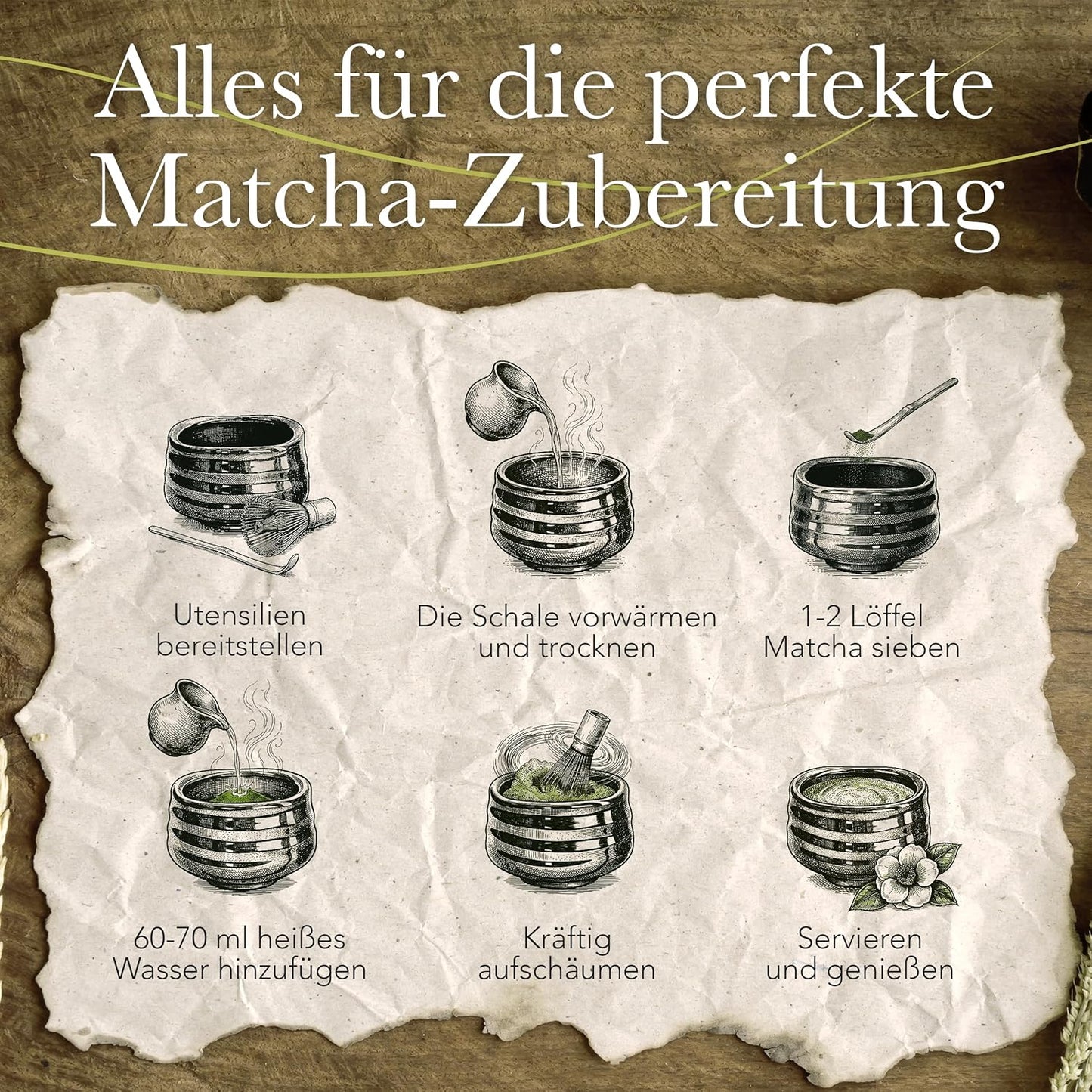 Tokyo Design Studio - Matcha Geschenkset 4-Tlg schwarz, Schwarz