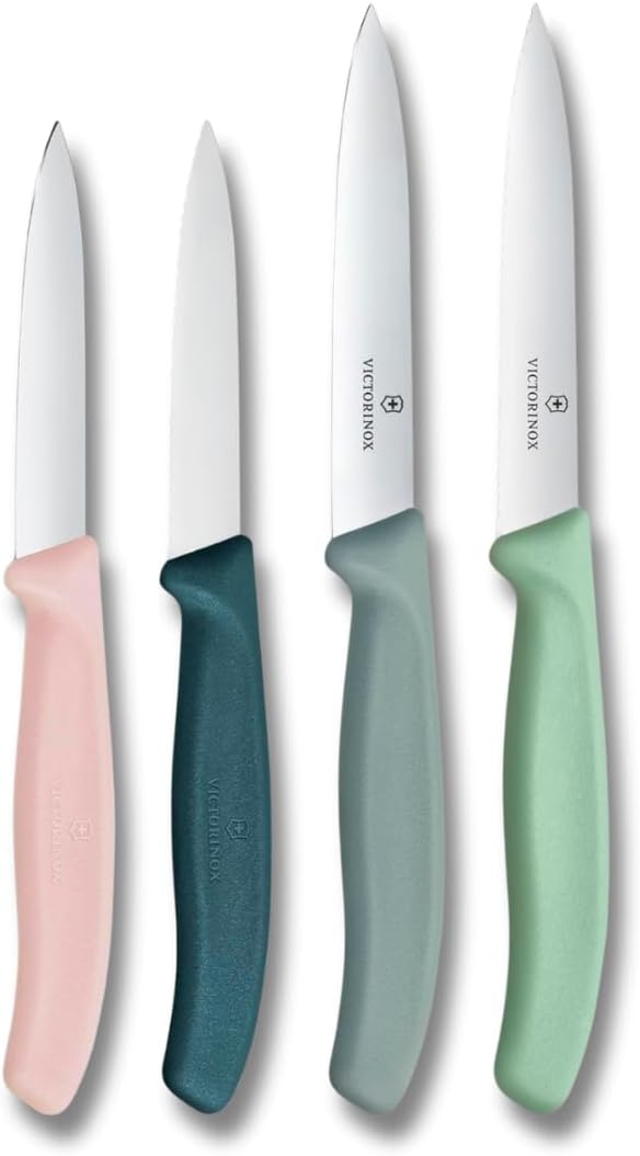 Swiss Classic, Tomaten- und Gemüsemesser Set, Grüntöne, Pink