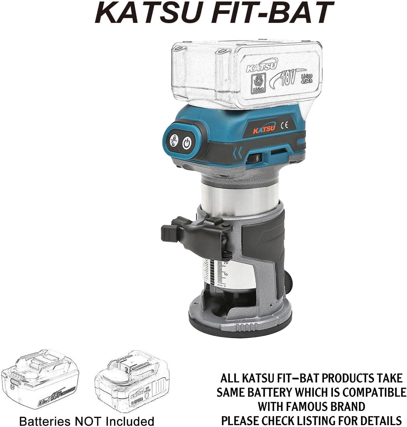 Fit-Bat Brushless Akku-Holztrimmer 102750, ohne Akku