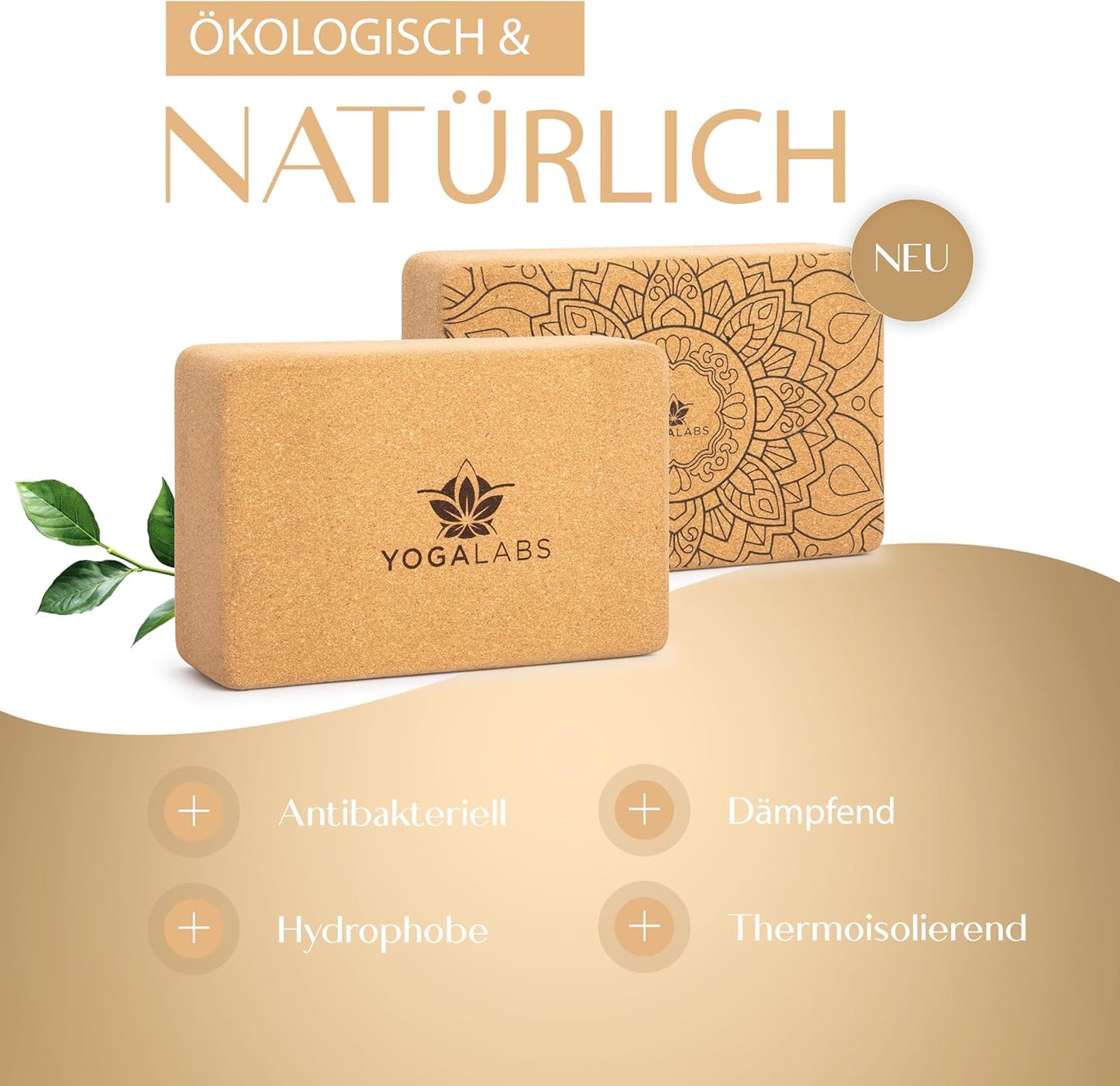 Yoga Block Set, 2 Stück