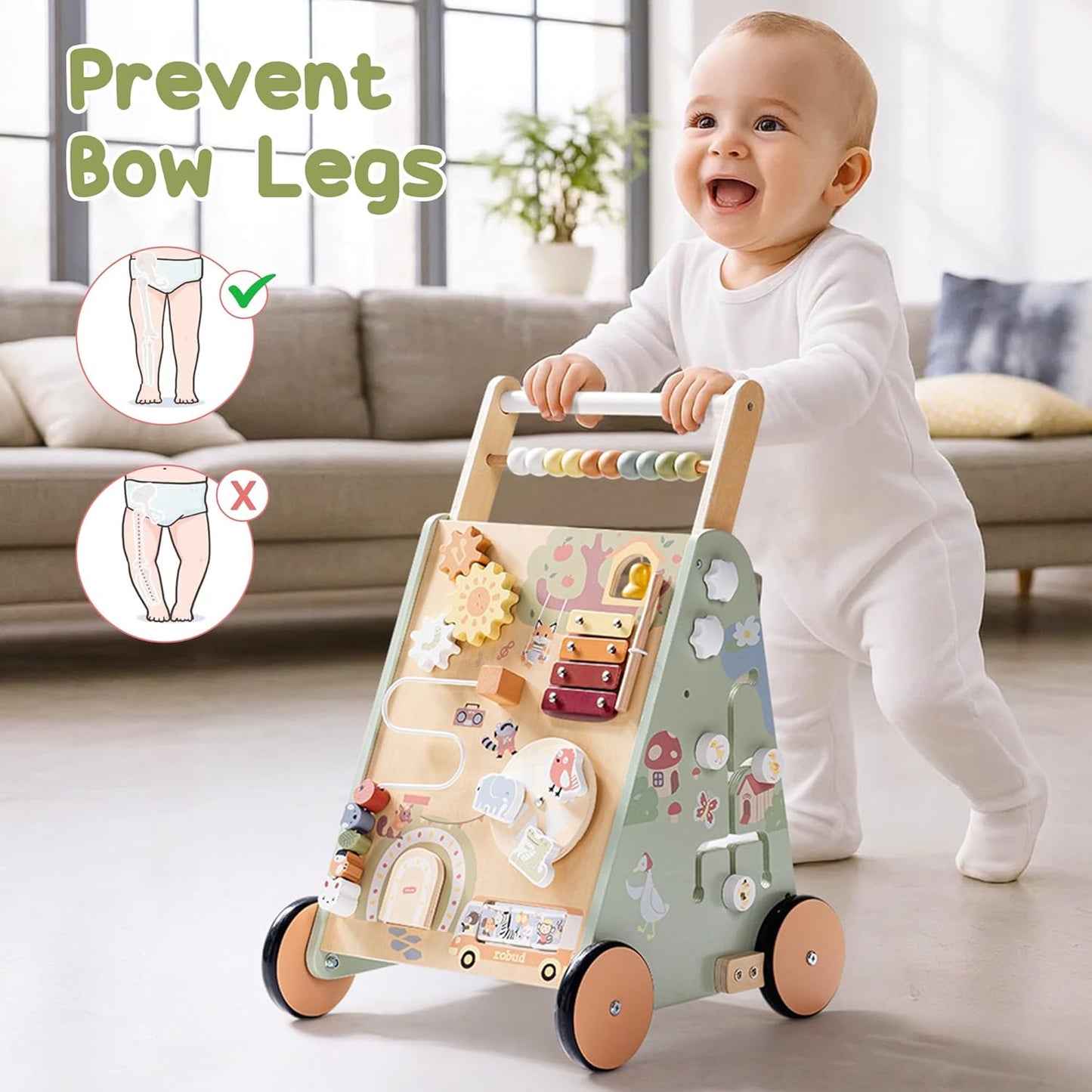 Baby Walker mit 8-in-1 Aktivitätszentrum