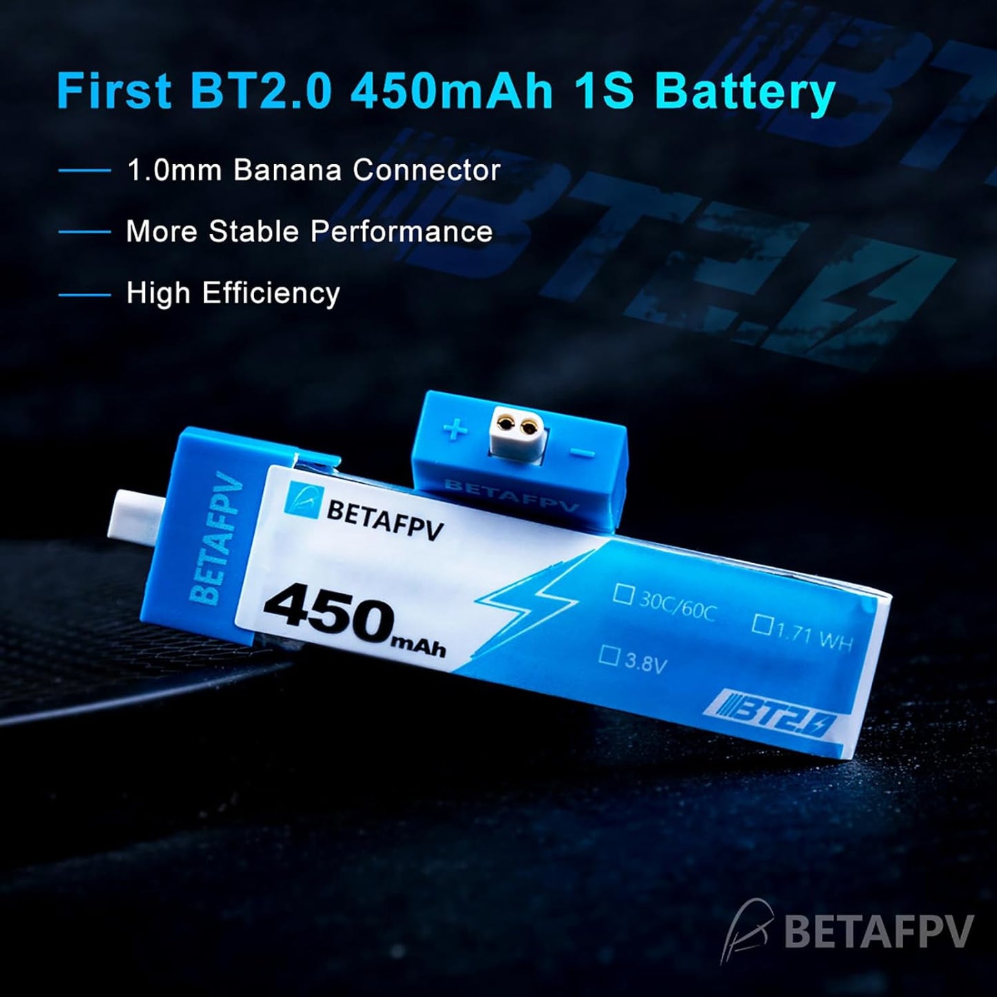 FPV Drohnenakku-Set 1S 450mAh (4 Stück)