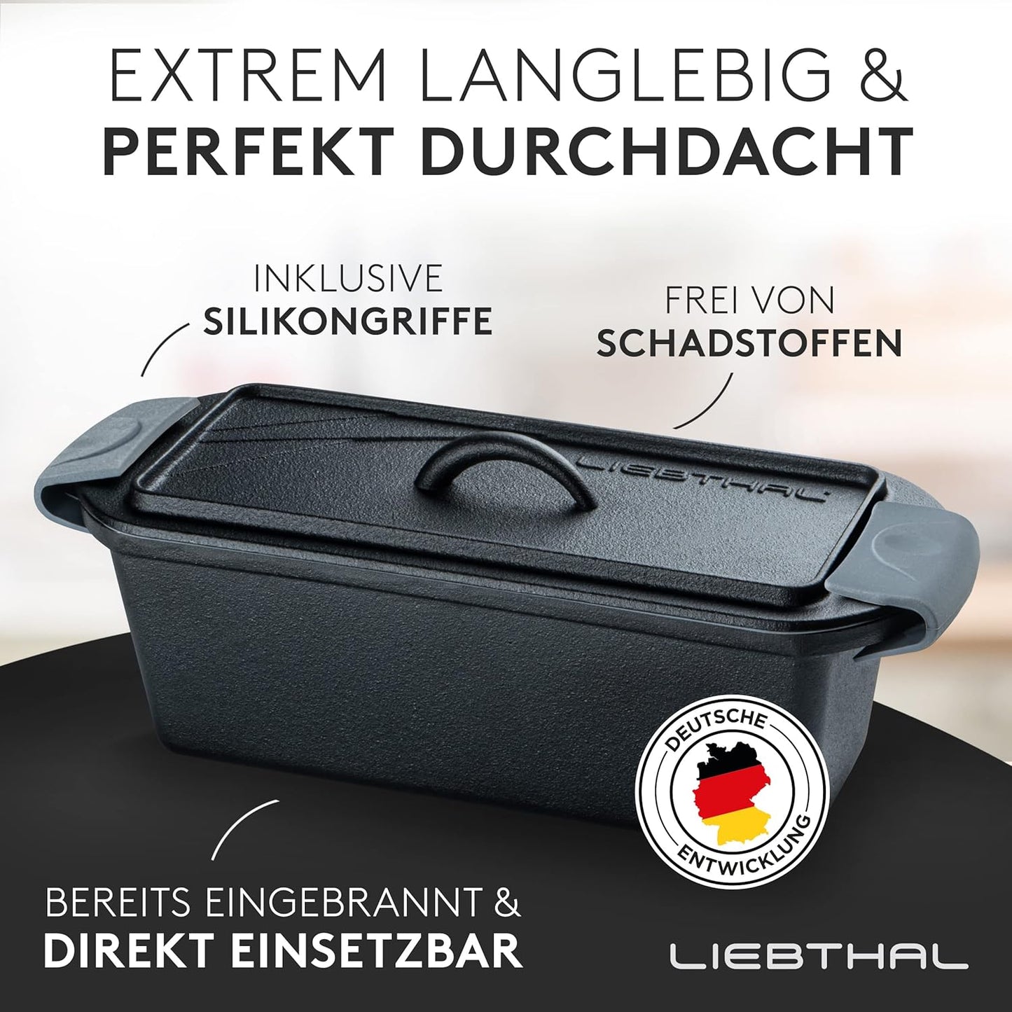 Brotbackform mit Deckel