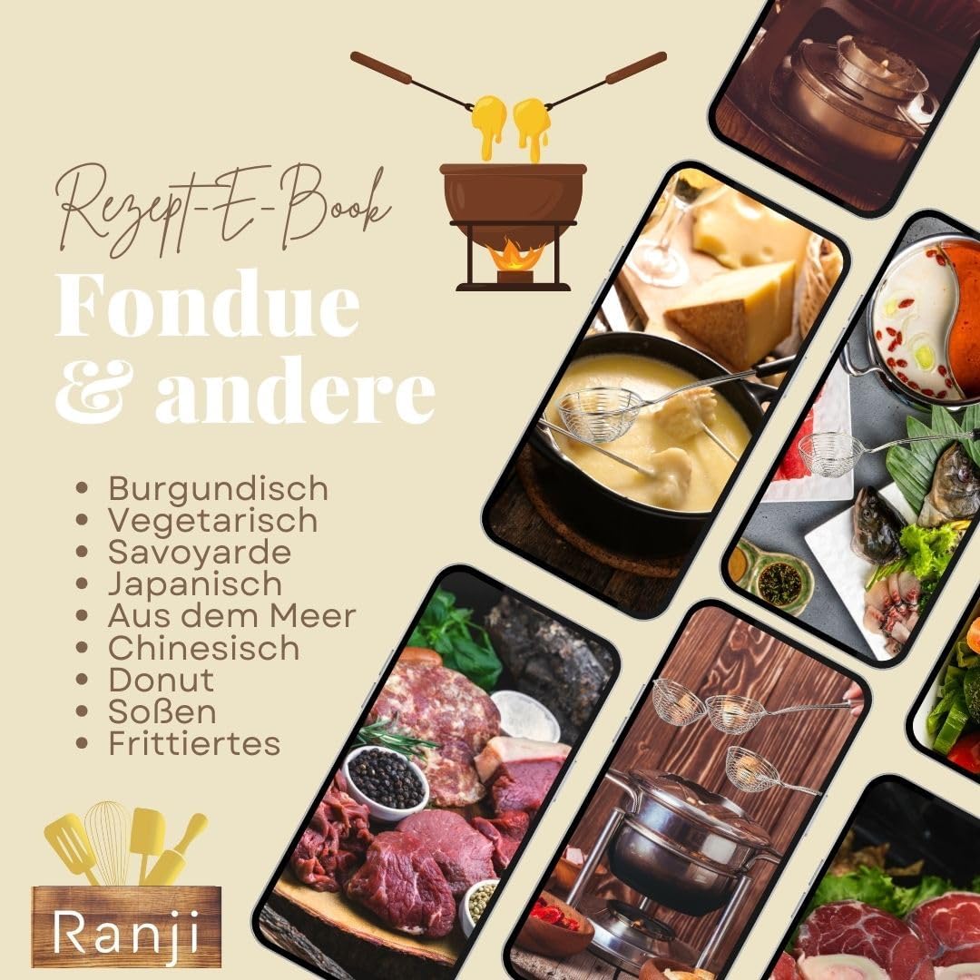 4er-Set Fondue-Sieb, 4 épuisettes