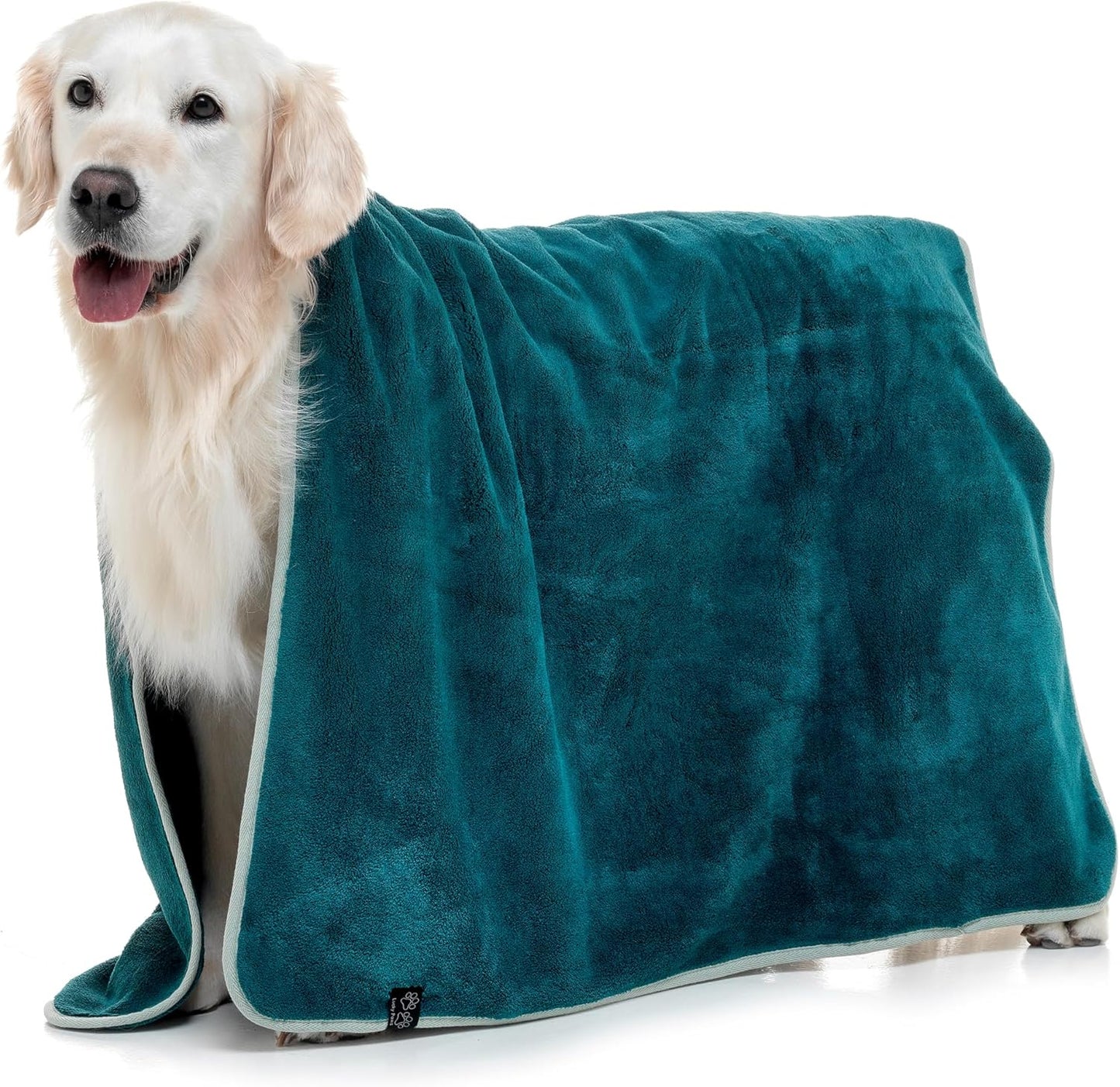 2er-Pack Hundehandtücher, Pack of 2 Teal