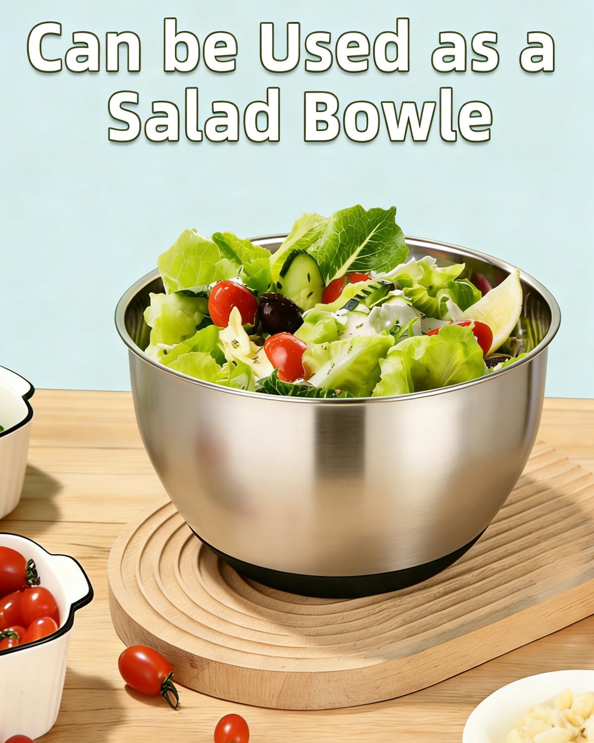 Salatschleuder mit Schneide-Set