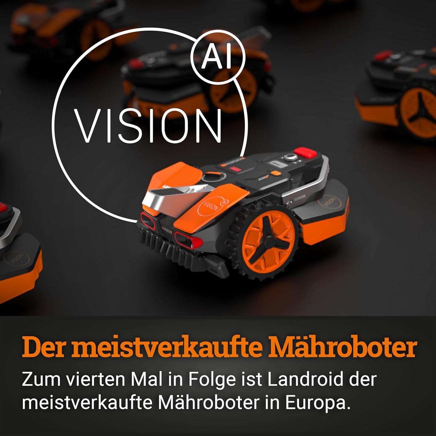 Landroid Vision M600 Mähroboter für 600m², Landroid Vision 600m² (WIFI + Bluetooth)