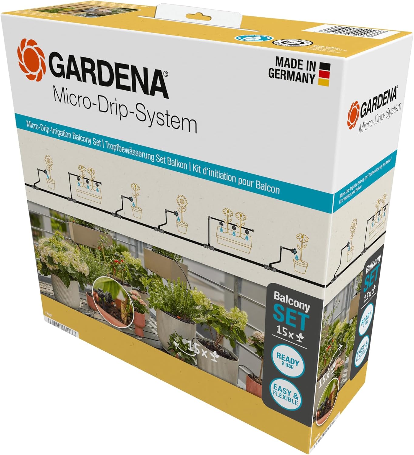 Micro-Drip Balkonbewässerung Set