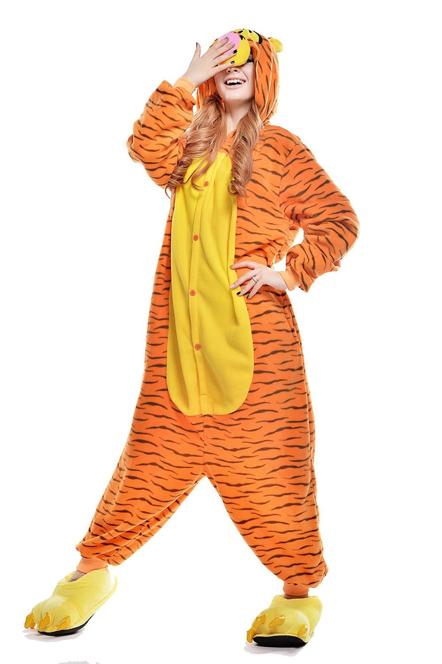 Onesie Pyjama Tiger, S 3d Tiger