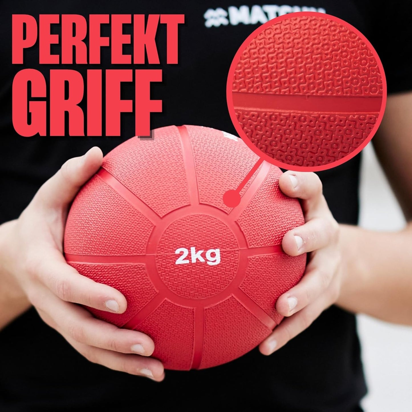 Medizinball, Rot - 2kg
