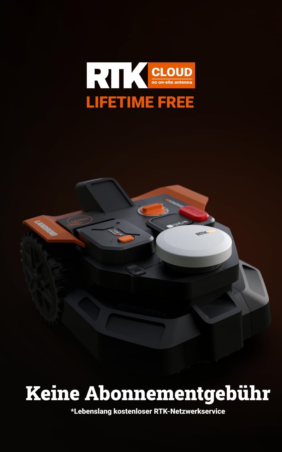 Landroid Vision Mähroboter ohne Begrenzungskabel