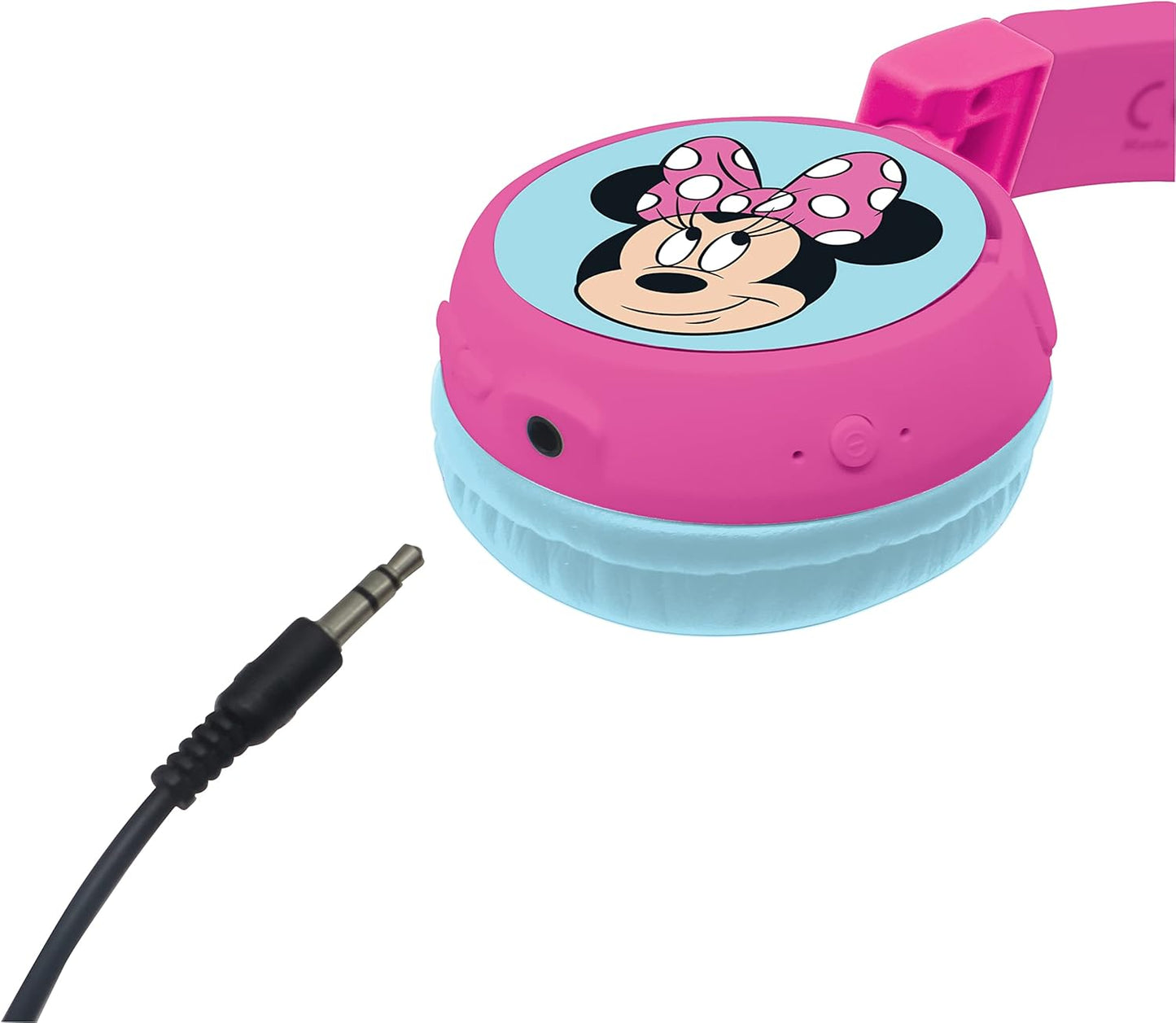 Minnie Kopfhörer für Kinder, 2 in 1 Bluetooth und Kabelanschluss, faltbar, Lautstärkebegrenzung, Mickey Mouse