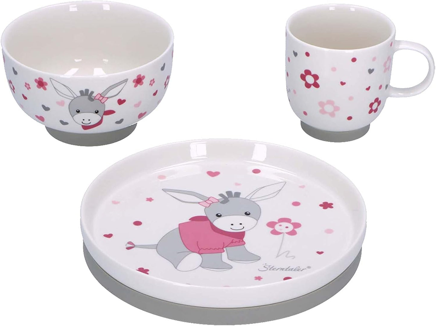 3-teiliges Babygeschirr-Set Emmi Girl, Porzellan-Geschirr-SetEmmiGirl