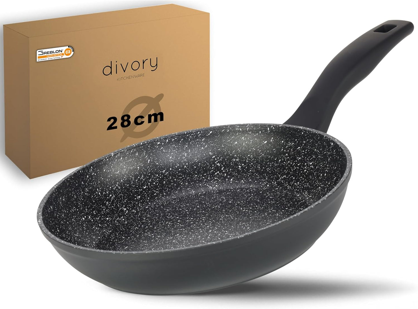 Universalpfanne, 28cm Schwarz