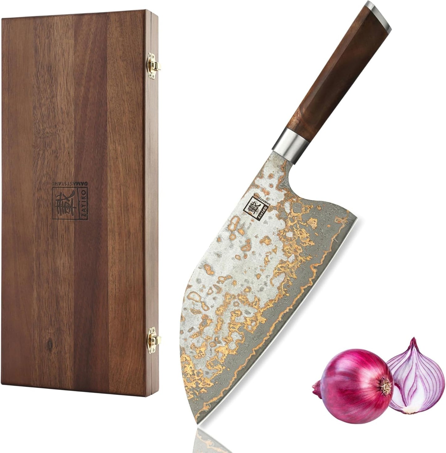 MysticMagma Damastmesser Chai Dao, Caidao (Modern)