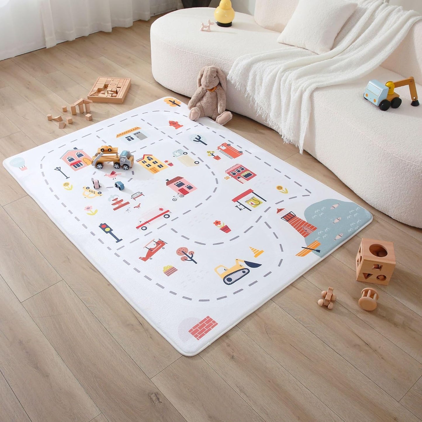 Weiche Spielmatte, Stadt 120 x 160 cm