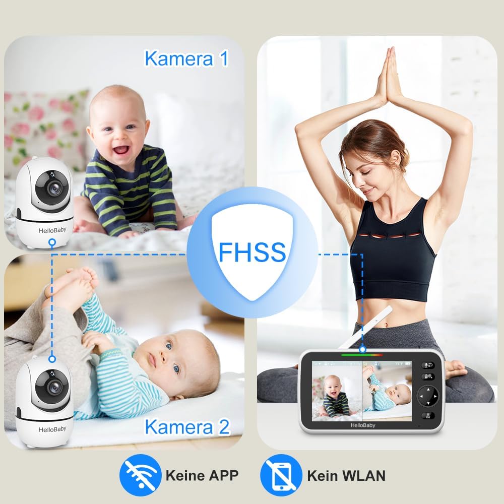 HB6550 Babyphone mit Kamera, HB6550