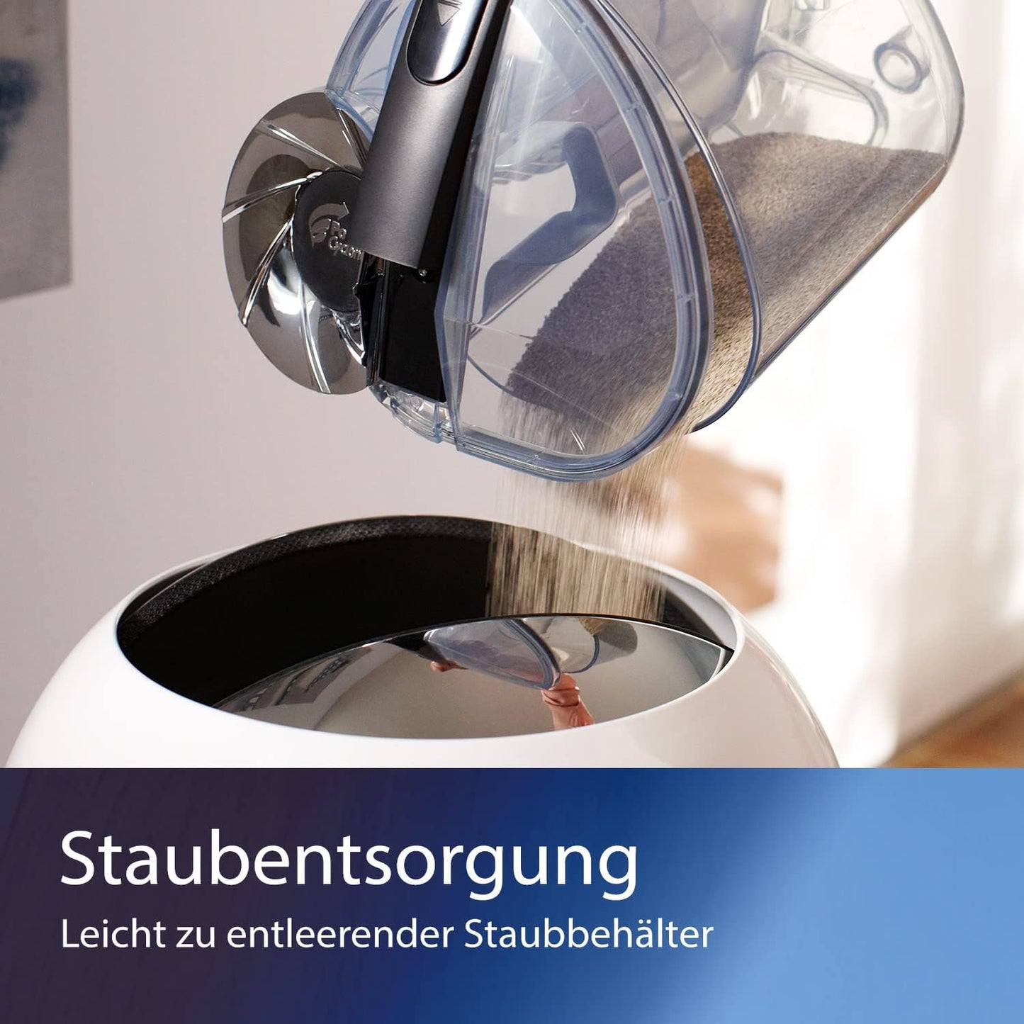 Beutelloser Staubsauger mit PowerCyclone 7-Technologie, 5000 Serie, TriActive+ LED-Düse, 1.5L