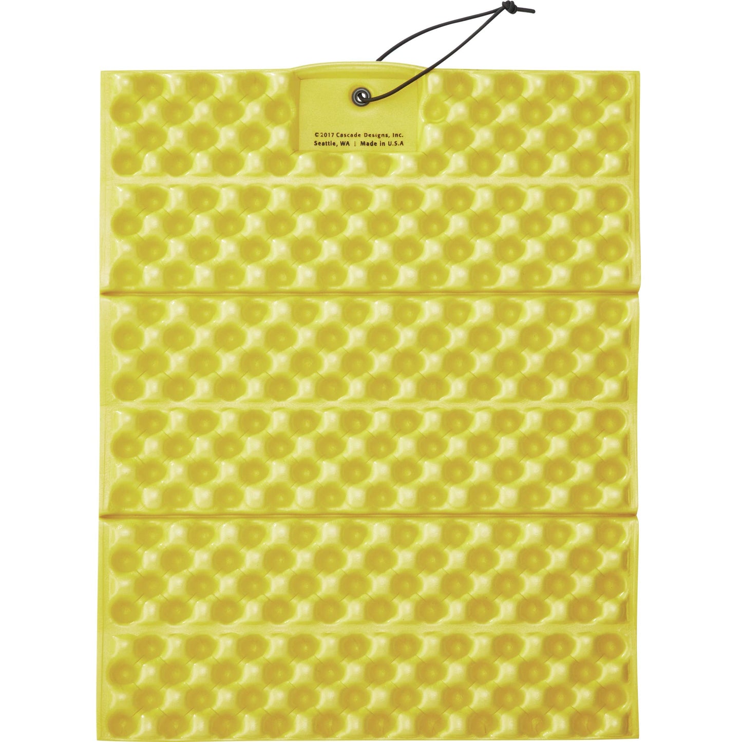 Isolierte Sitzunterlage für Outdoor-Aktivitäten, Limone/Silber