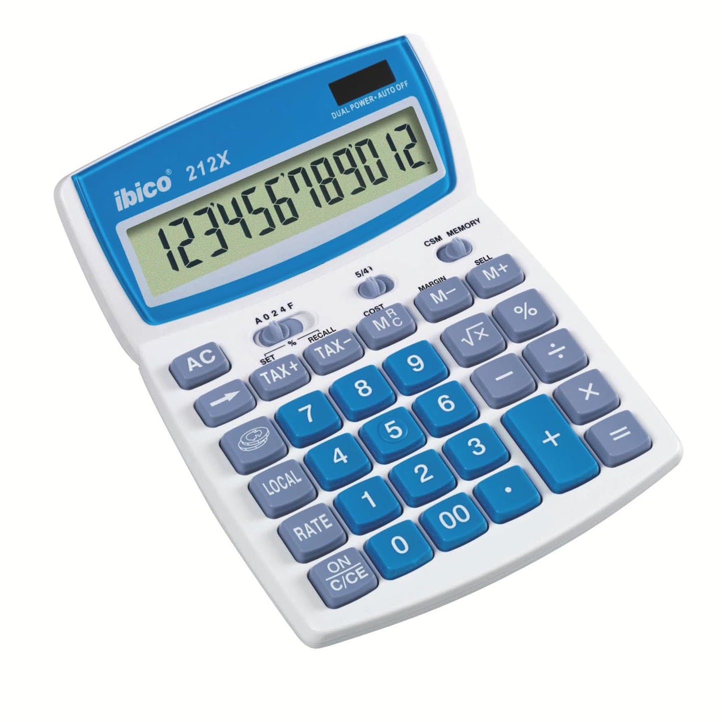Ibico 212X Tischrechner mit schwenkbarem Display