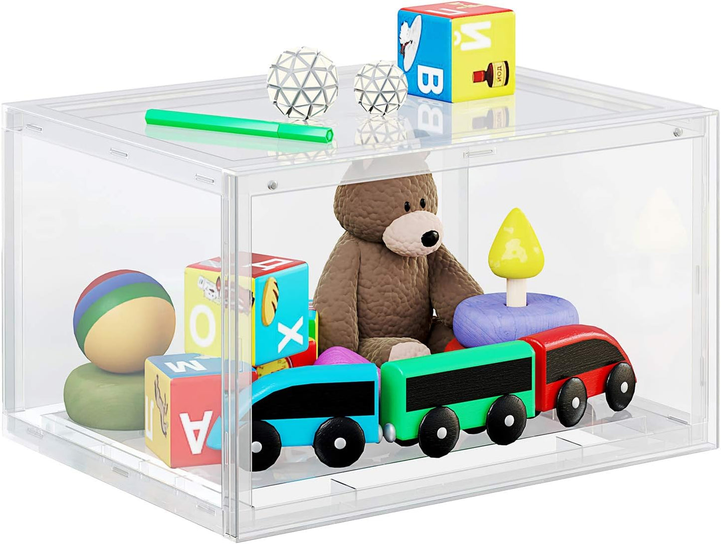 Stapelbare Schuhboxen Chicago, 6er-Set, Transparent 6er Set