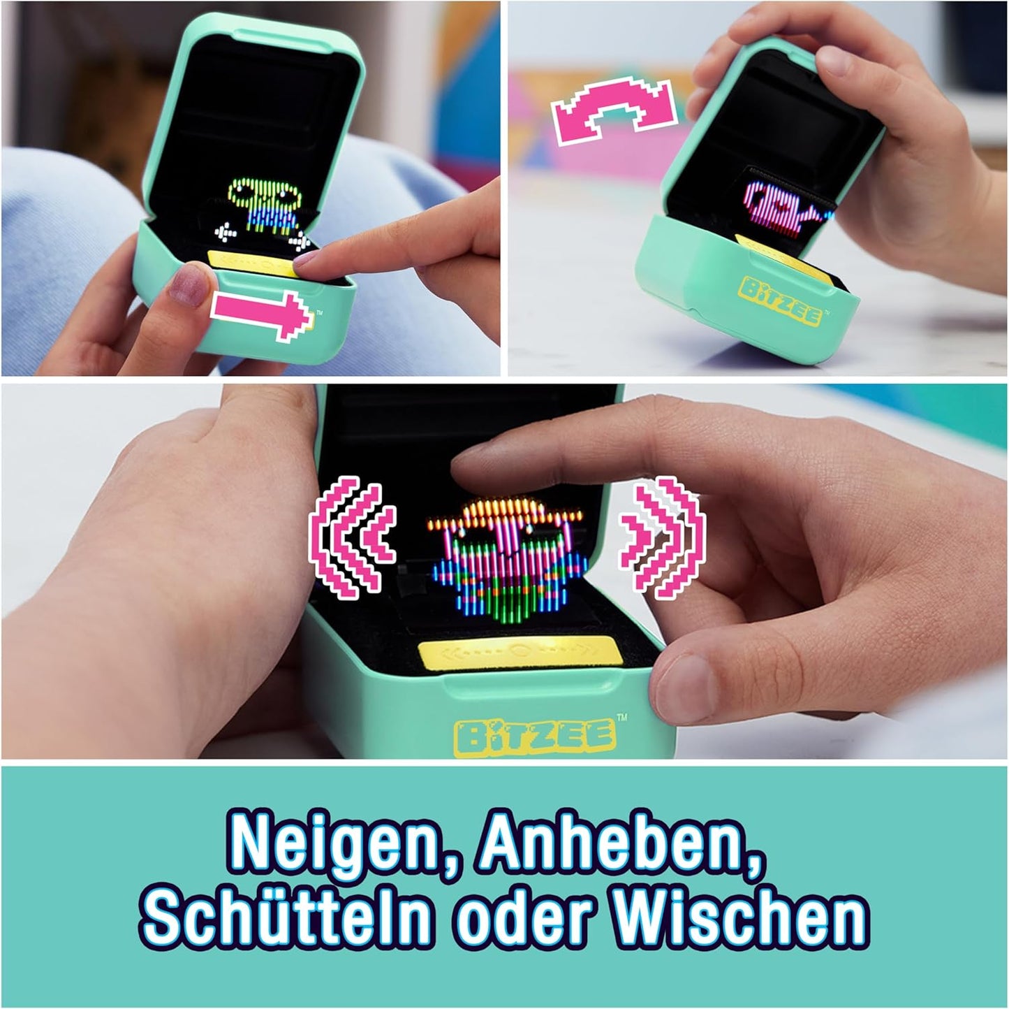 Digitale Haustiere mit 15 interaktive Tieren, Mint