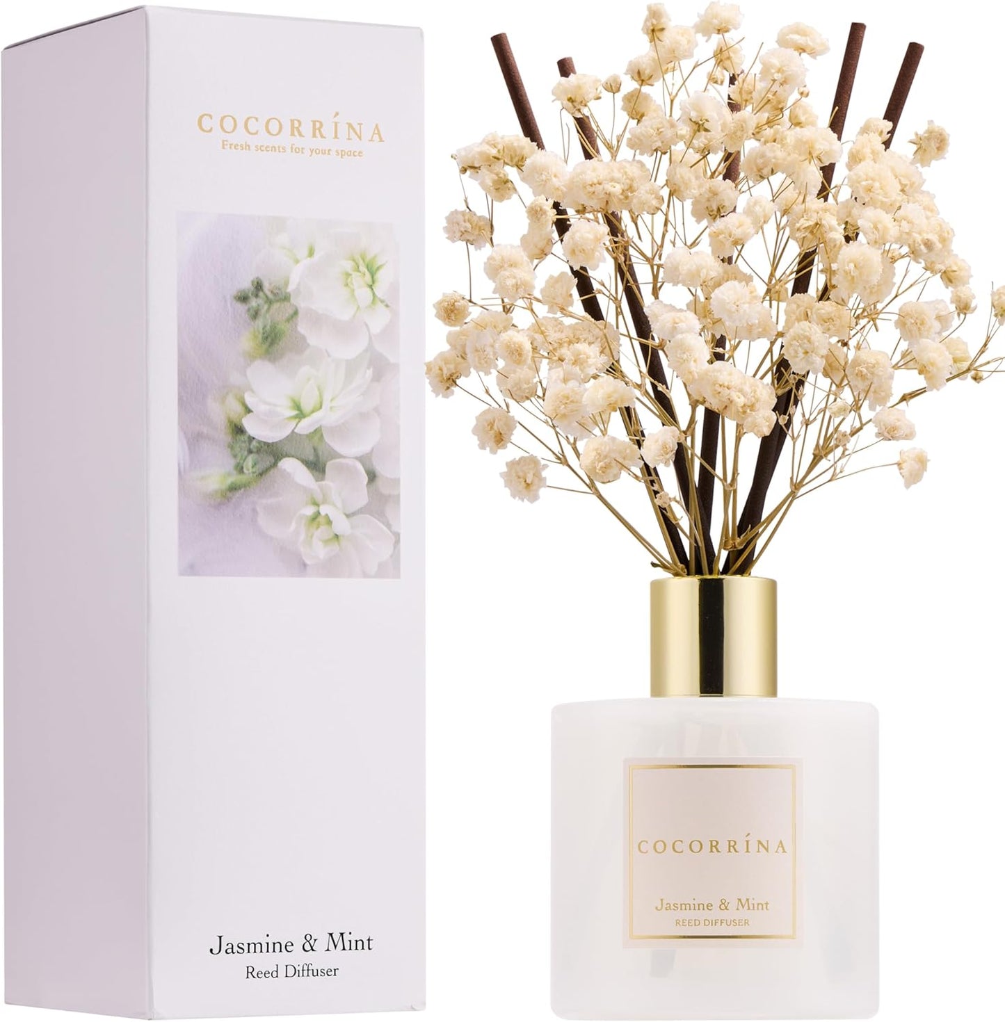 Raumduft Reed Diffuser Jasmine & Mint, Jasmine & Mint Raumduft/200ML/1 Stück