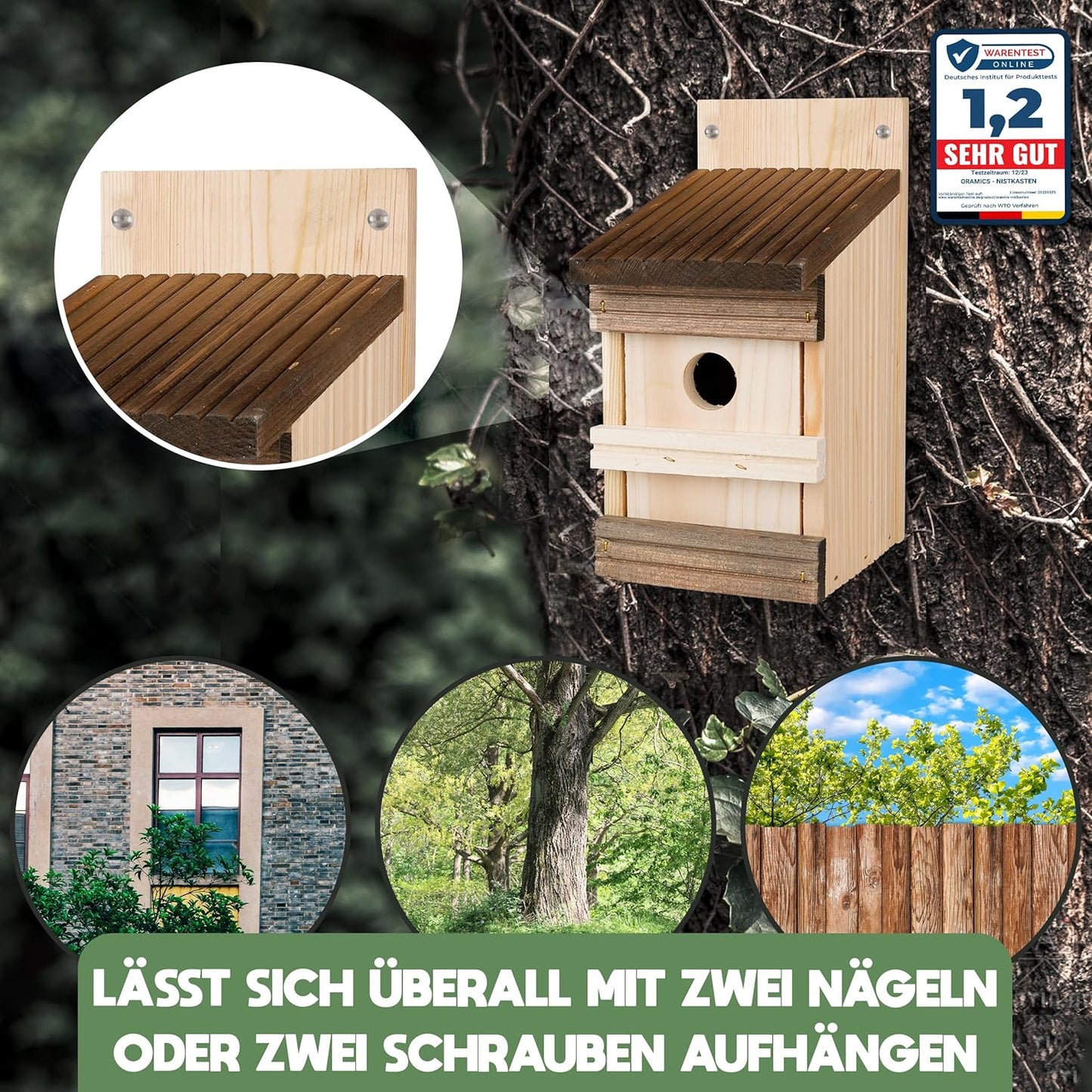 Nistkasten, 2 Stück, 2 Stück