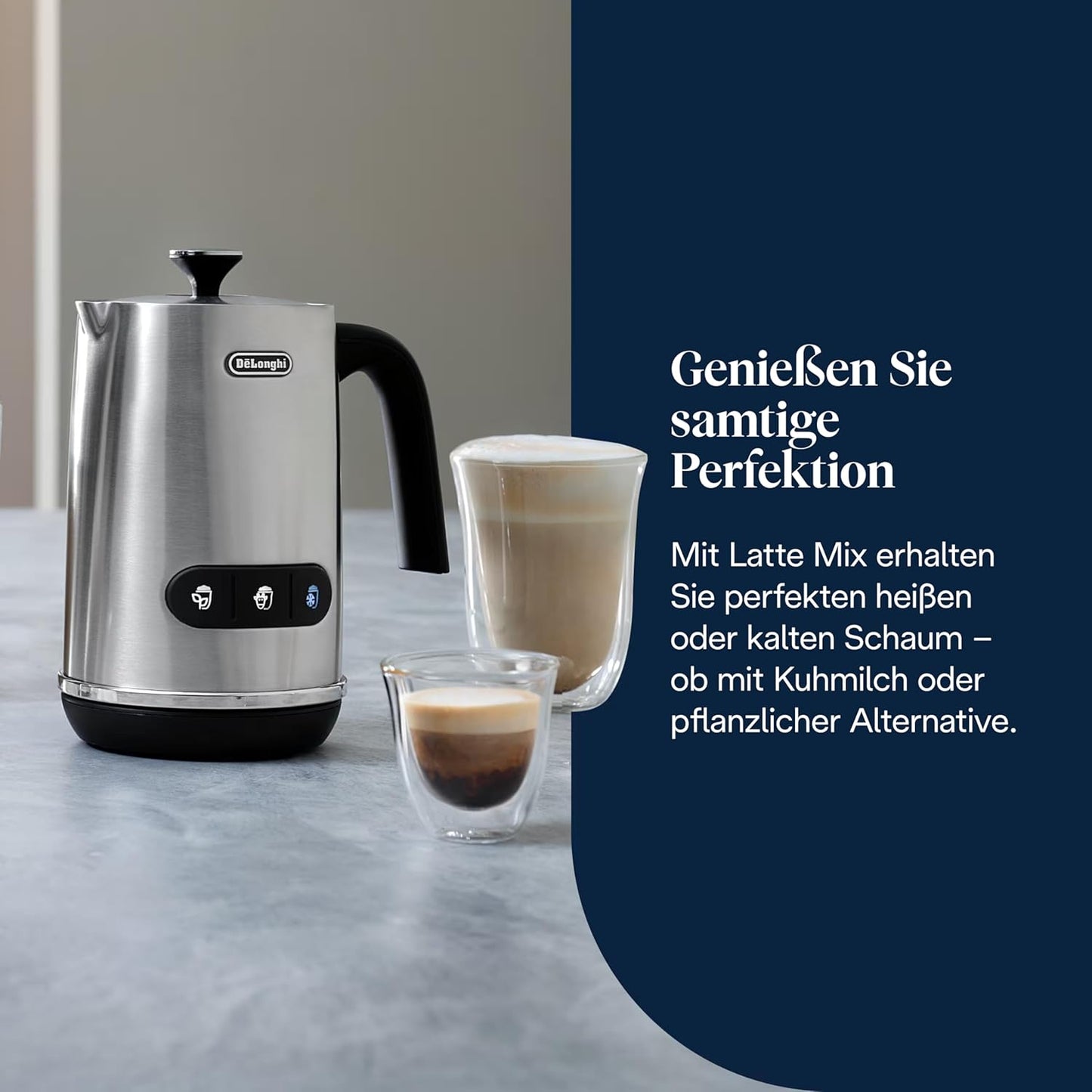 Milchaufschäumer LatteMix EMF3.M, Weiß Mit 3 Schäumstufen