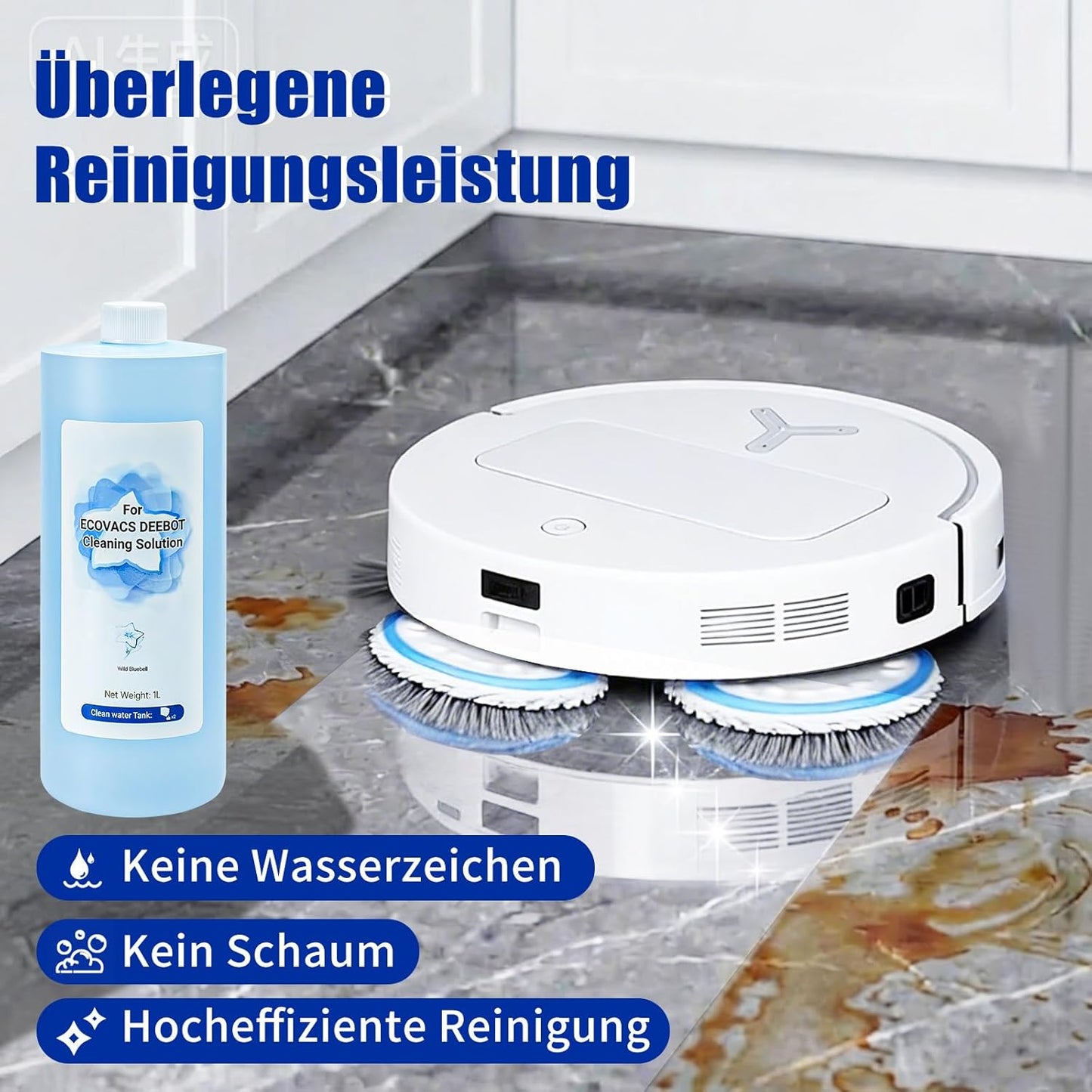 Reinigungsmittel für Ecovacs Deebot Saugroboter
