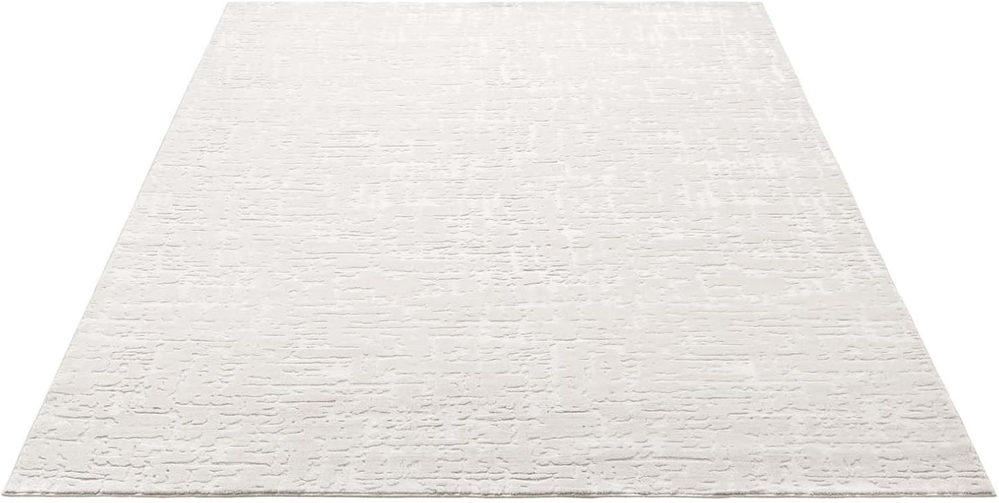 Rutschfeste Badematte, waschbar, Creme Vintage 120 x 170 cm (Rechteckig)