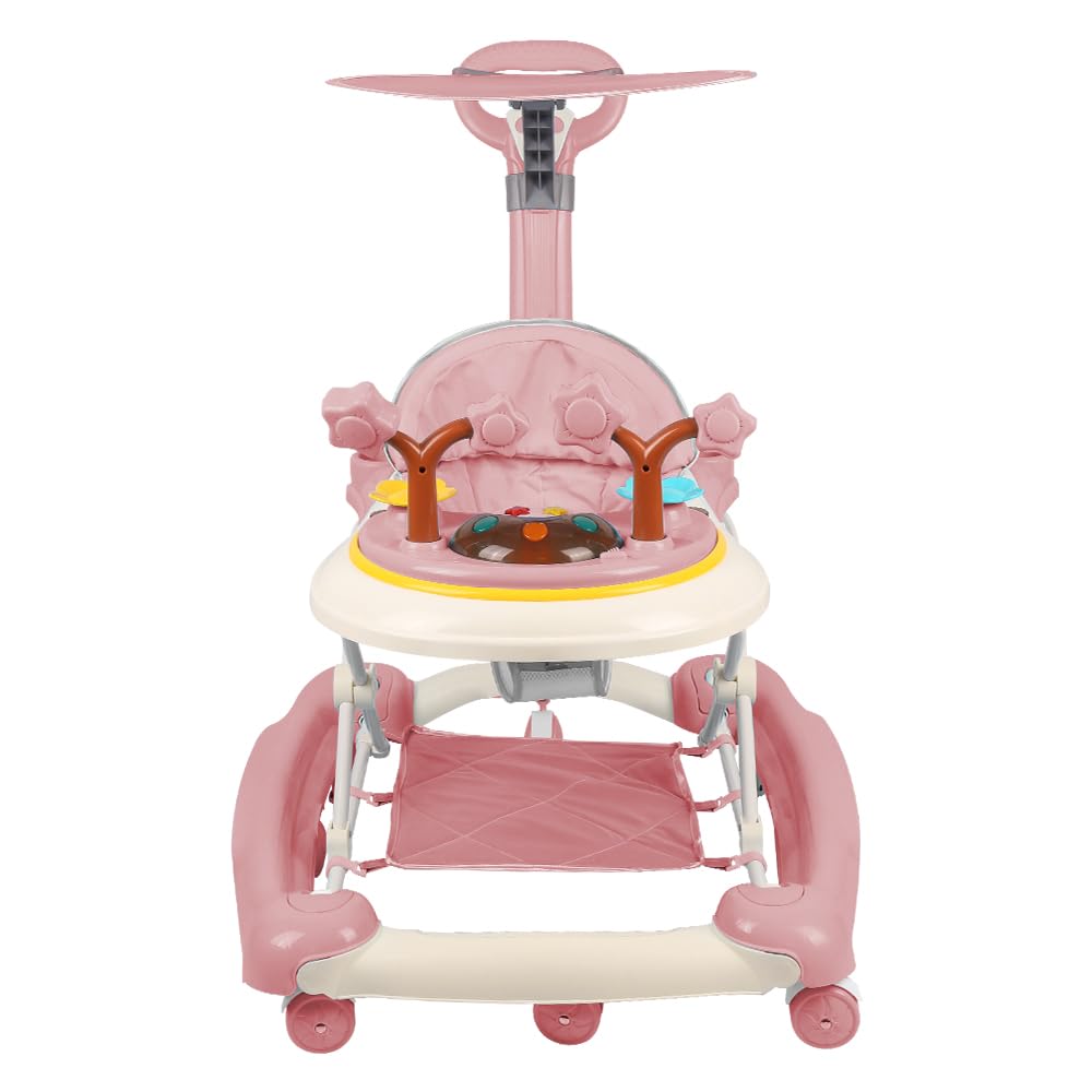 Baby Lauflernhilfe, 67*75*85cm – Rosa (A)