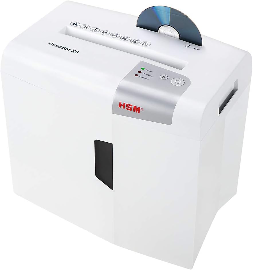 Aktenvernichter - Shredstar X5, 5 Blatt / Partikelschnitt P4