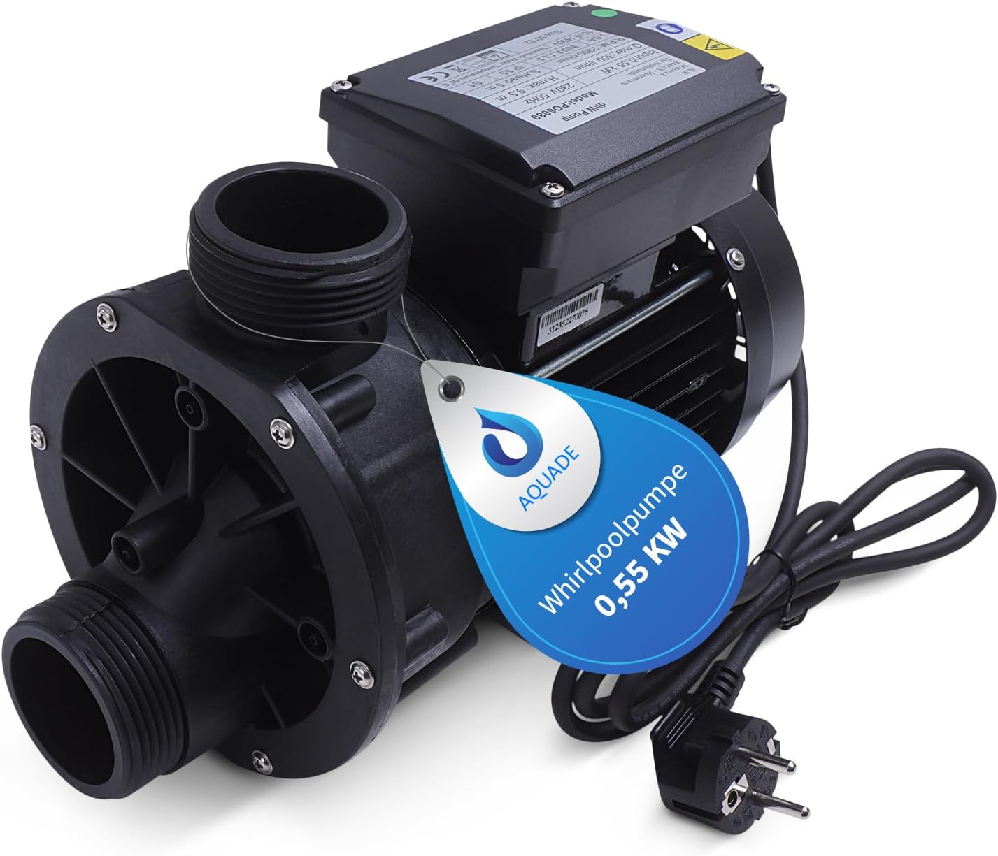 Poolpumpe, 0.55 Kw / 0.75 Hp