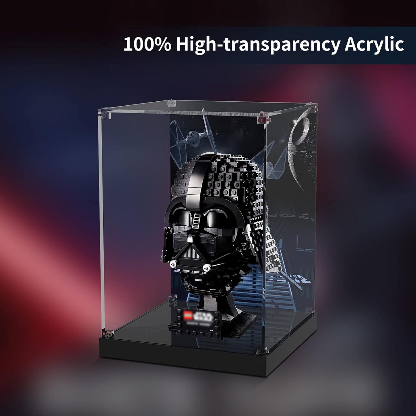 Acryl Vitrine für Lego Darth Vader Helm 75304, Für Lego 75304 Darth Vader