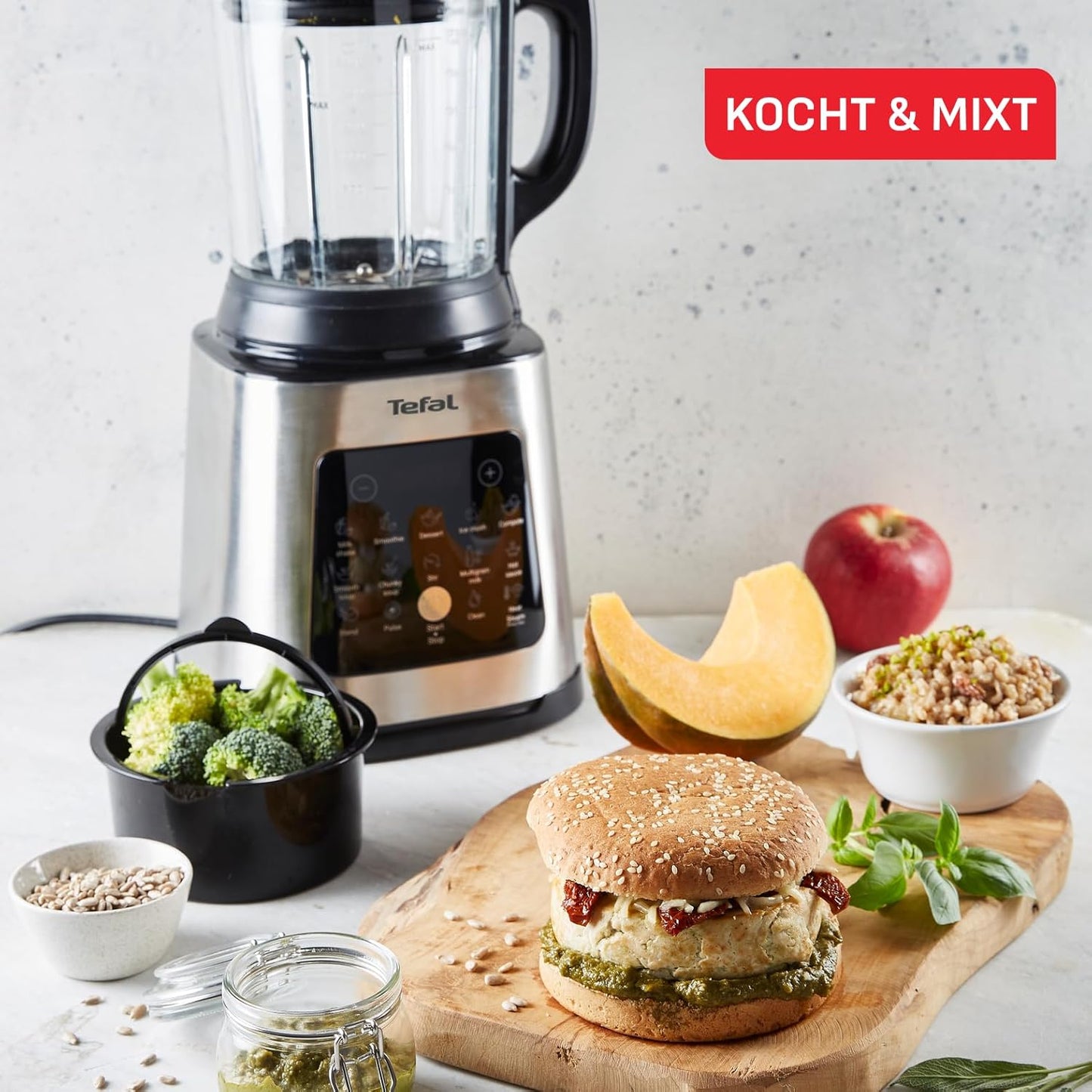 Hochgeschwindigkeits-Standmixer BL83SD30 mit Kochfunktion, 10 Programme, PerfectMix Cook | 1400 W | 2L