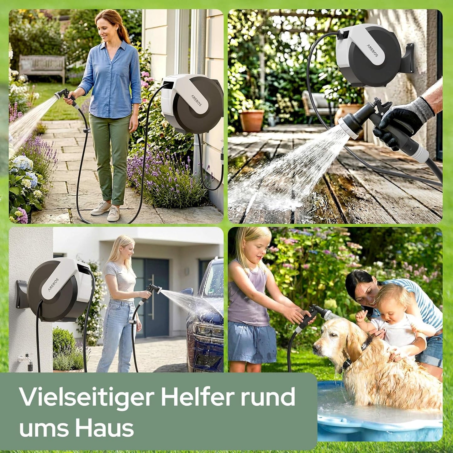 Gartenschlauchaufroller 35m