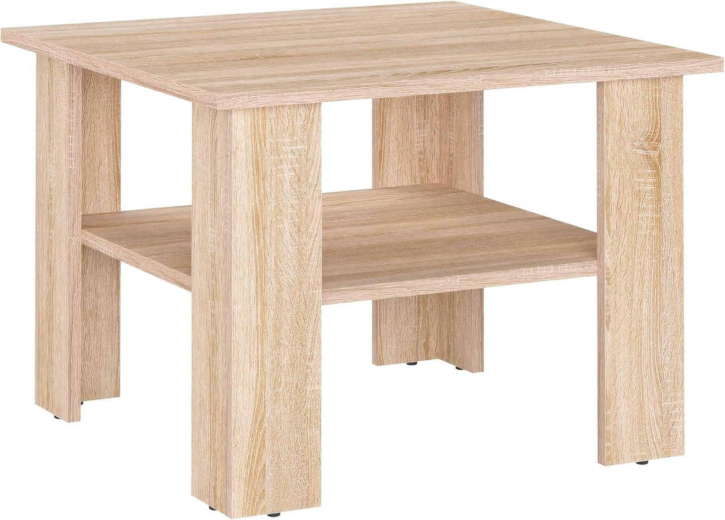 Quadratischer Couchtisch Vienna, 60 x 60 x 43 cm Sonoma Eiche
