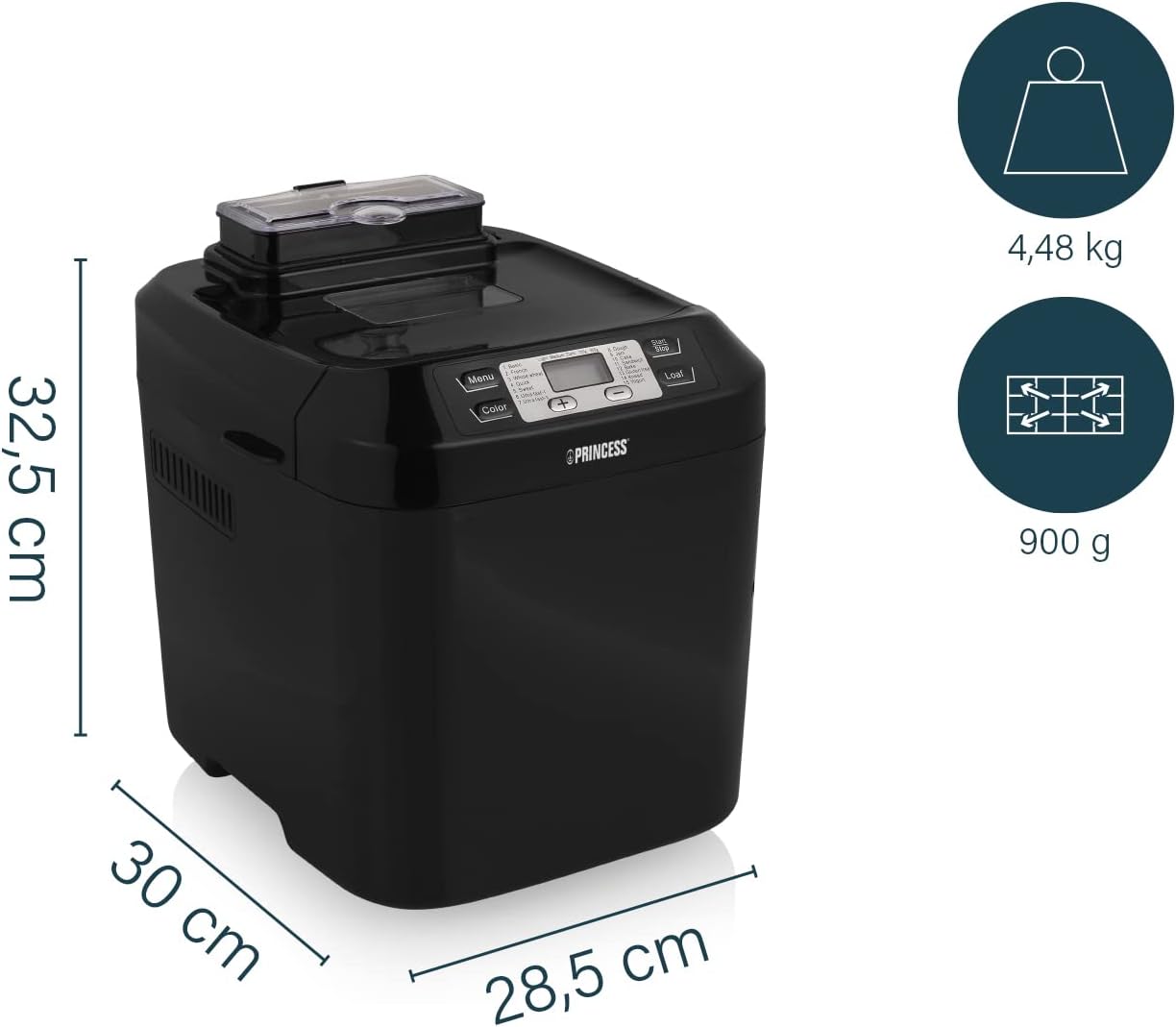 Brotbackautomat 152010 mit Timer und 15 Programmen