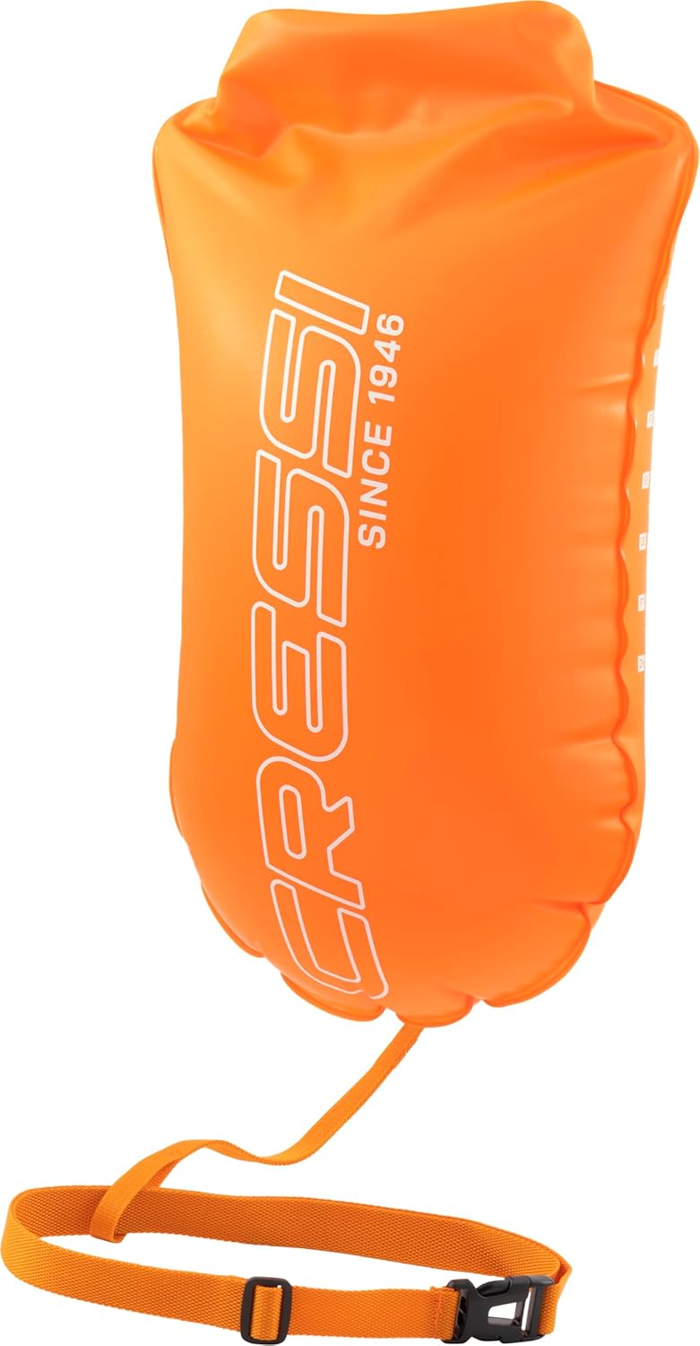 Aufblasbare Swim-Buoy für maximale Sichtbarkeit, Orange Swim Buoy