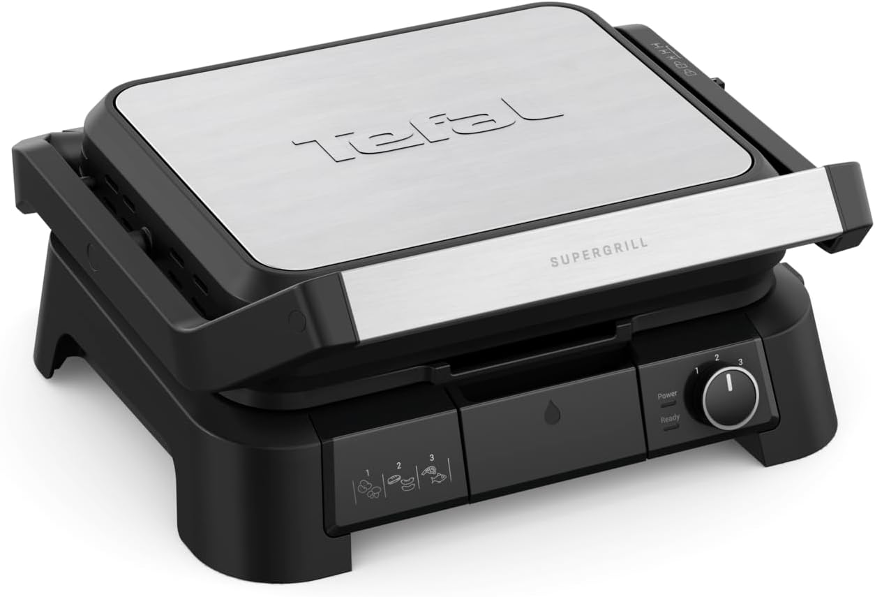 SuperGrill 3-in-1 Kontaktgrill, SuperGrill 3in1 - BBQ & Ofenfunktion