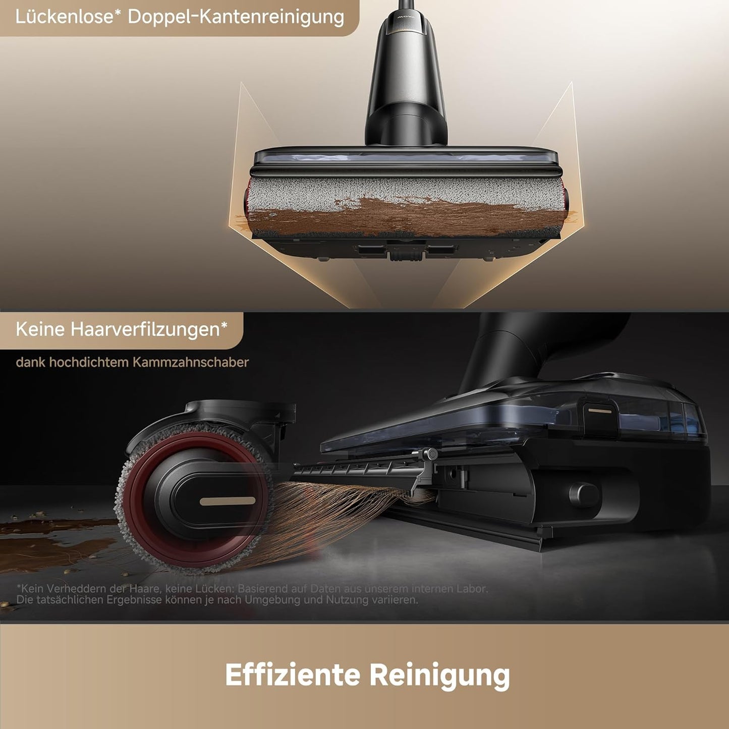Nass-Trockensauger M50 mit Doppel-Kantenreinigung, M50 Schwarz